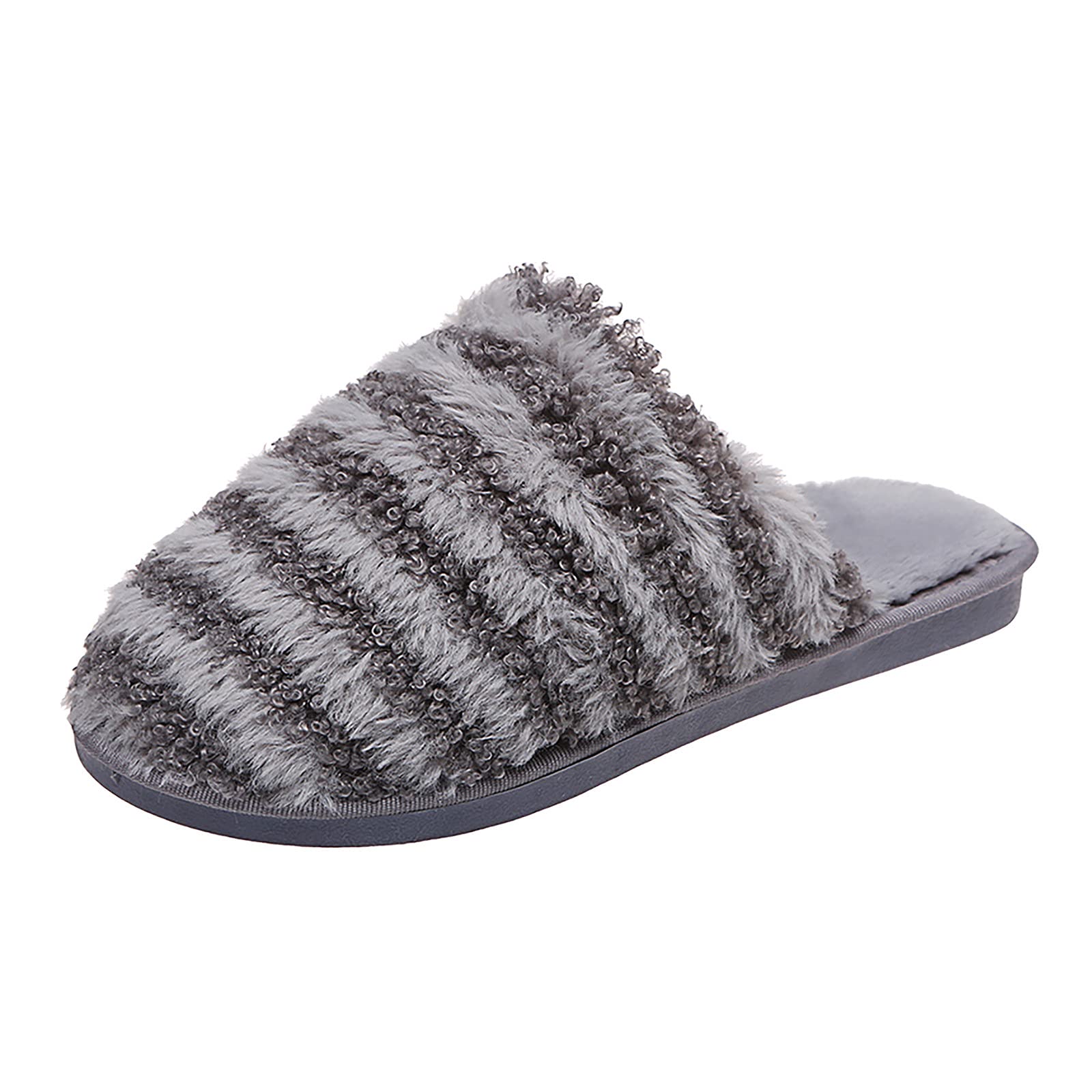 Women's Cozy Fleece-Lined Cotton House Slippers - Warm Indoor Bedroom Shoes for Winter Comfort | Perfect for Relaxing at Home, Lounging & Cold Nights
