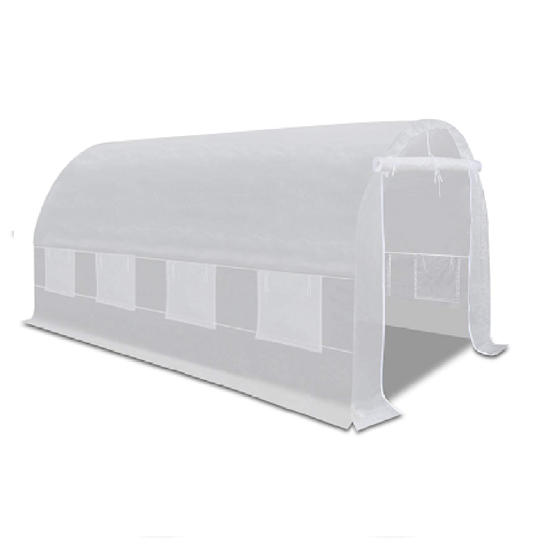 Heavy-Duty 16'x7'x7' Replacement Greenhouse Cover for Walk-In Plant Gardening - Durable Outdoor Camel Shelter (Frame Not Included) - Perfect for Backyard Gardening, Seed Starting & Plant Protection