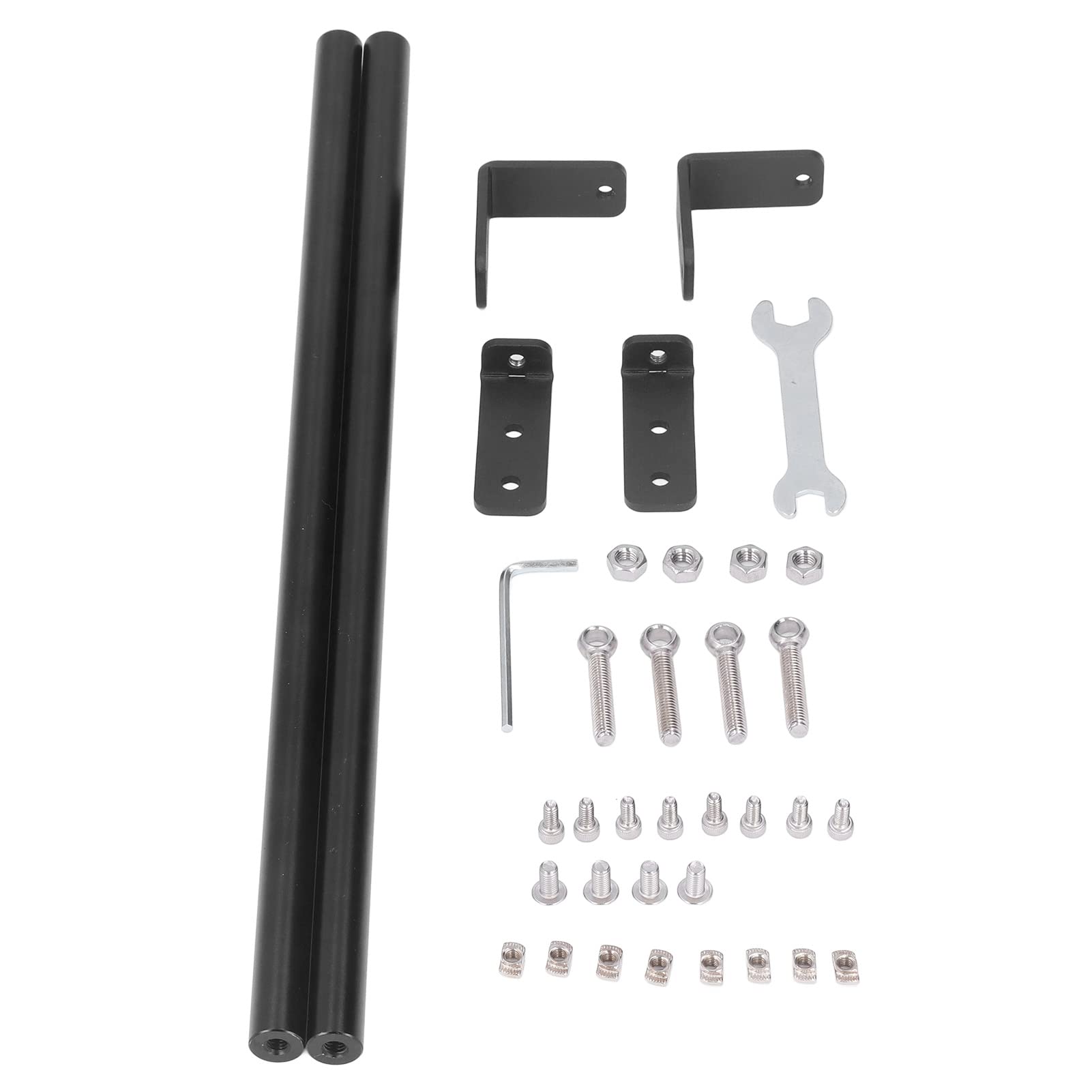 PullRod Upgrade Kit for 3D Printer - 220x220x250mm Print Size, Aluminum Alloy Fixing Blocks & Support Rod Set with Wrench - Enhances Stability for Smooth Printing | Perfect for DIY 3D Printing Projects and Precision Printing