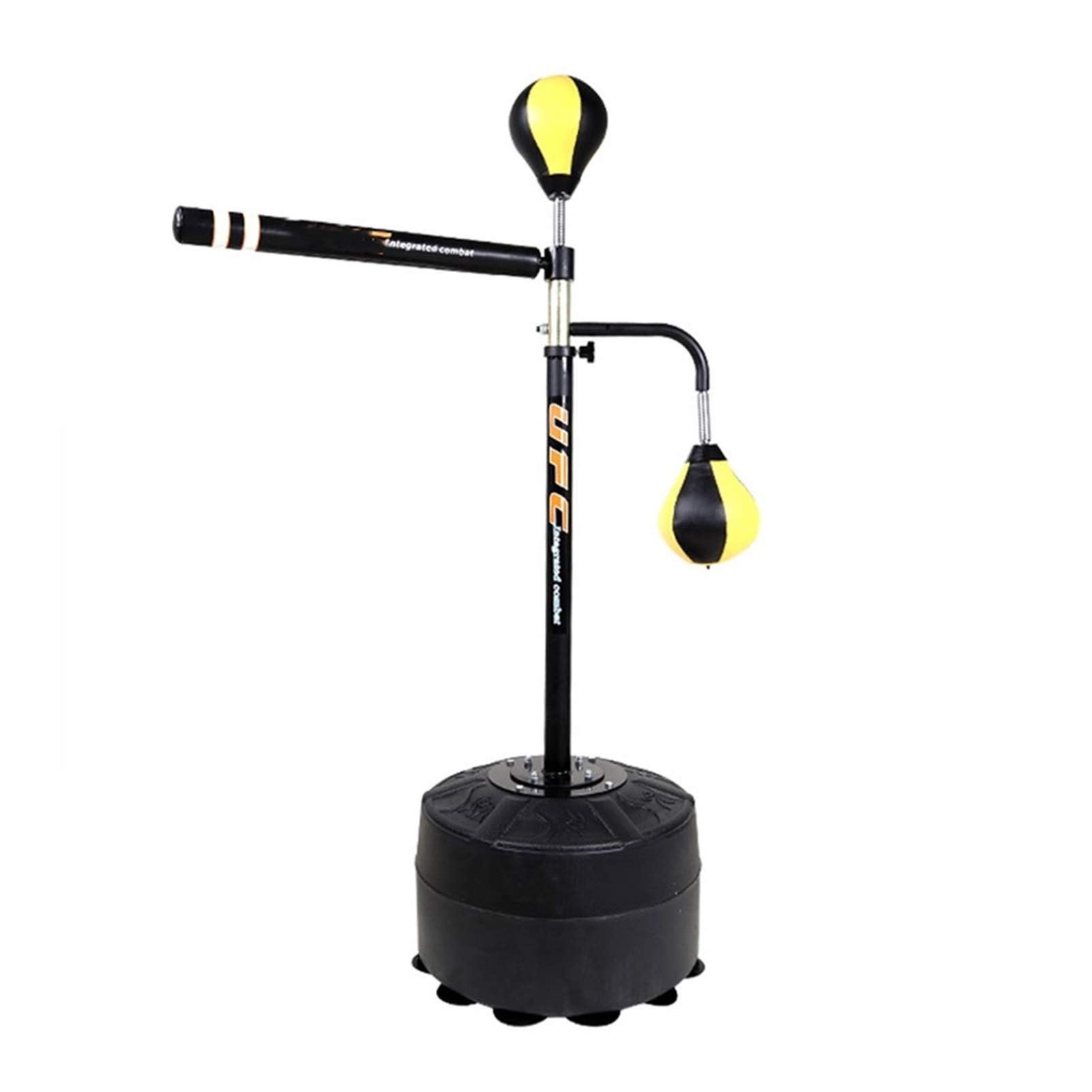 Adjustable Freestanding Boxing Punching Bag with Stand - Speed Trainer Reflex Bag Set with Spinning Bar & Pump for Teens & Adults - Perfect for Home Gym, Boxing Training & Fitness Workouts