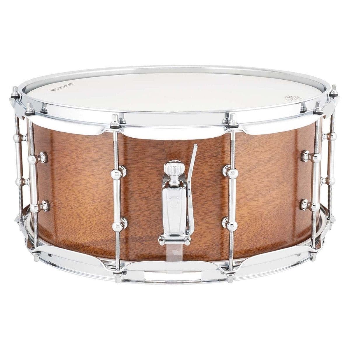 Ludwig 14x6.5 Inch Universal Mahogany Snare Drum LU6514MA - Premium Wooden Drum for Professional Musicians & Live Performances