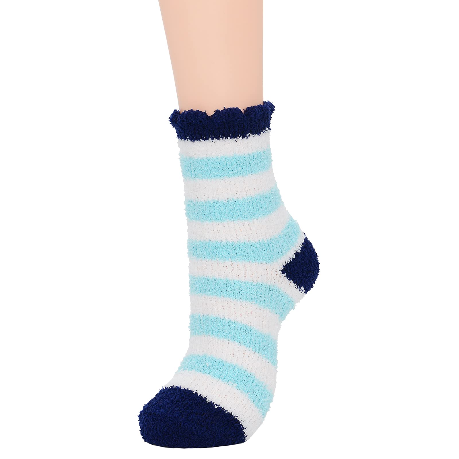 Women's Fuzzy Winter Socks - Ultra Soft Warm Fluffy Socks for Women | Cozy Athletic Outdoor Sports Socks | Perfect for Lounge, Yoga, Running & Cold Weather