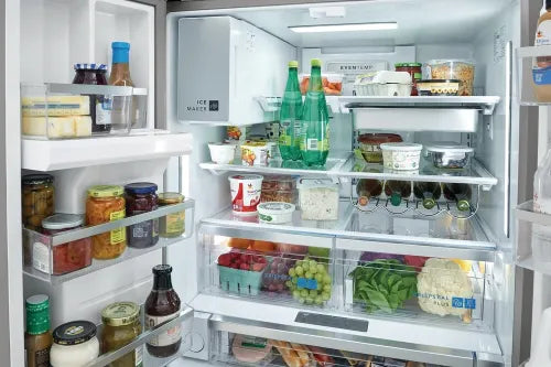 Frigidaire Gallery GRFS2853AF 27.8 Cu. Ft. Standard Depth French Door Refrigerator - Stainless Steel | Energy Efficient, Spacious Design for Modern Kitchens & Family Homes