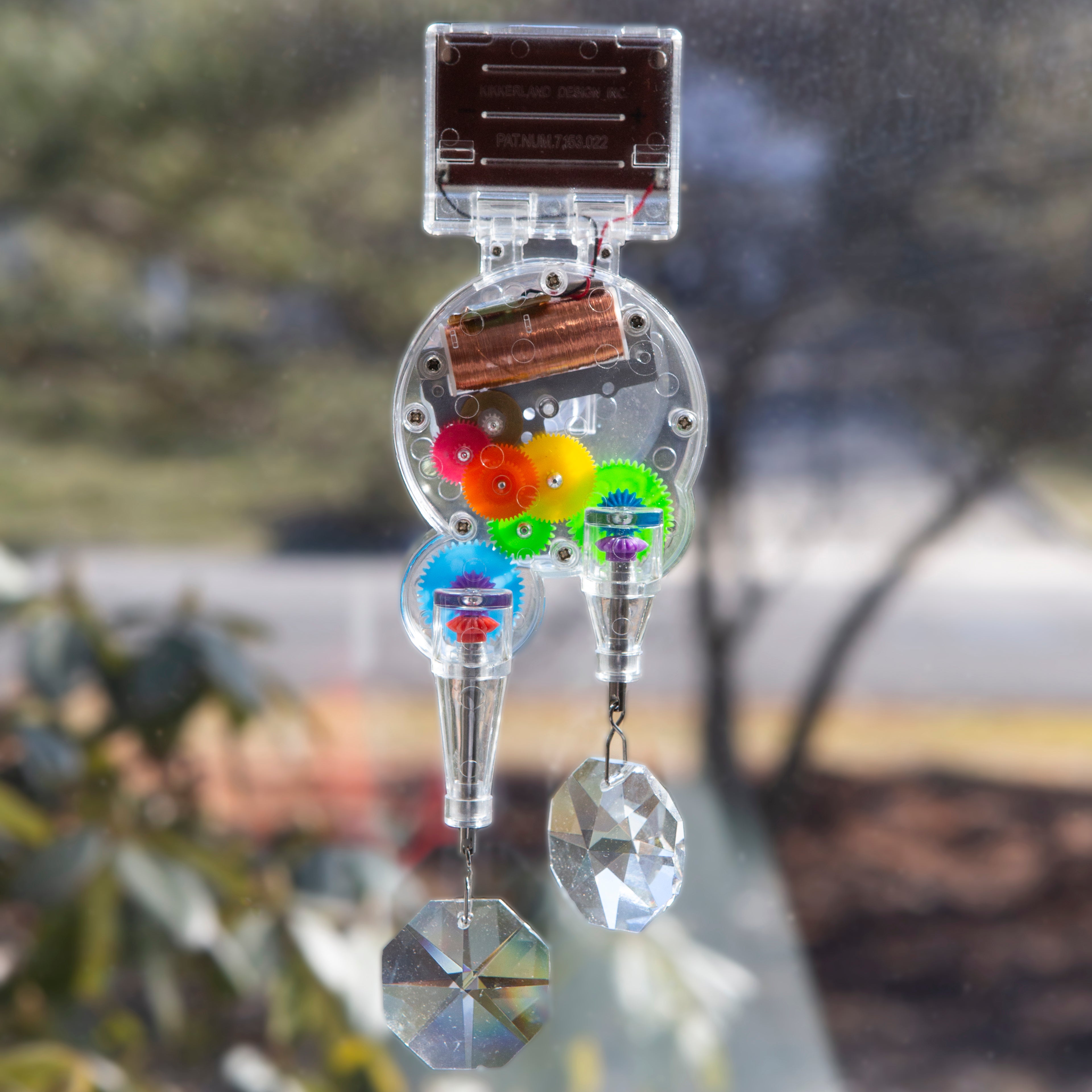 Solar Powered Double Rainbow Maker® - Outdoor Garden Decor, Kids Toy & Party Decoration for Backyard, Birthday & Events