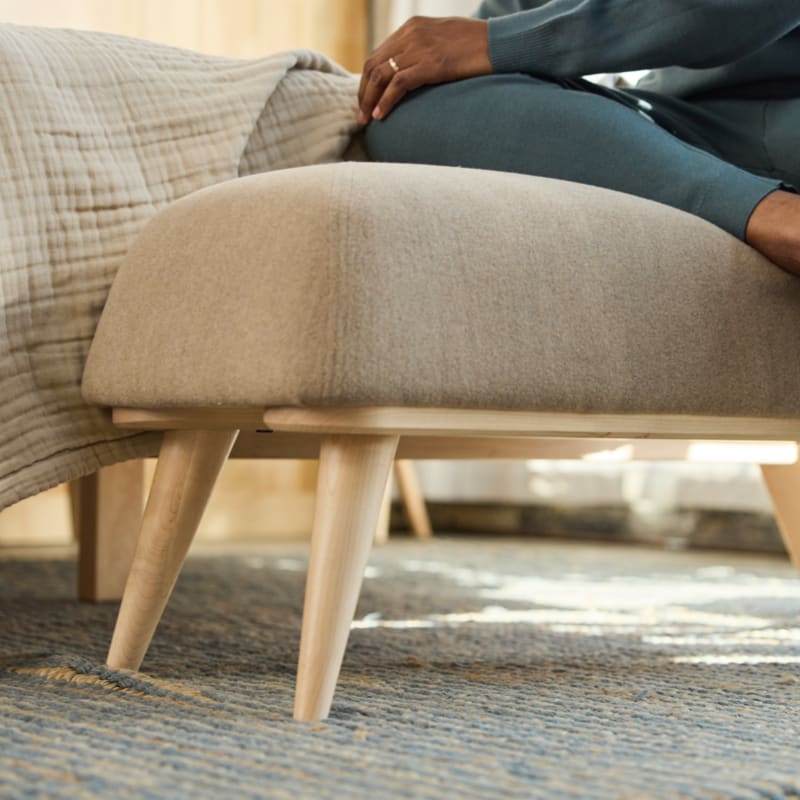 Upholstered Bench with Storage - Soft Cushioned Seat for Bedroom, Living Room & Entryway - Stylish & Comfortable Home Decor Furniture