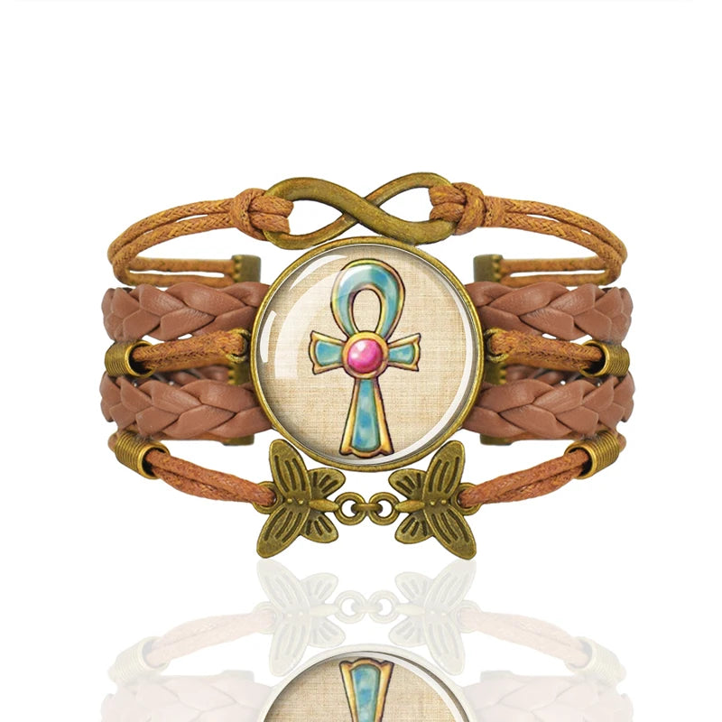 Egyptian Kingdom Bracelet - Handmade Ancient Egyptian Style Jewelry for Women | Perfect for Boho Fashion, Cultural Events & Gift Giving