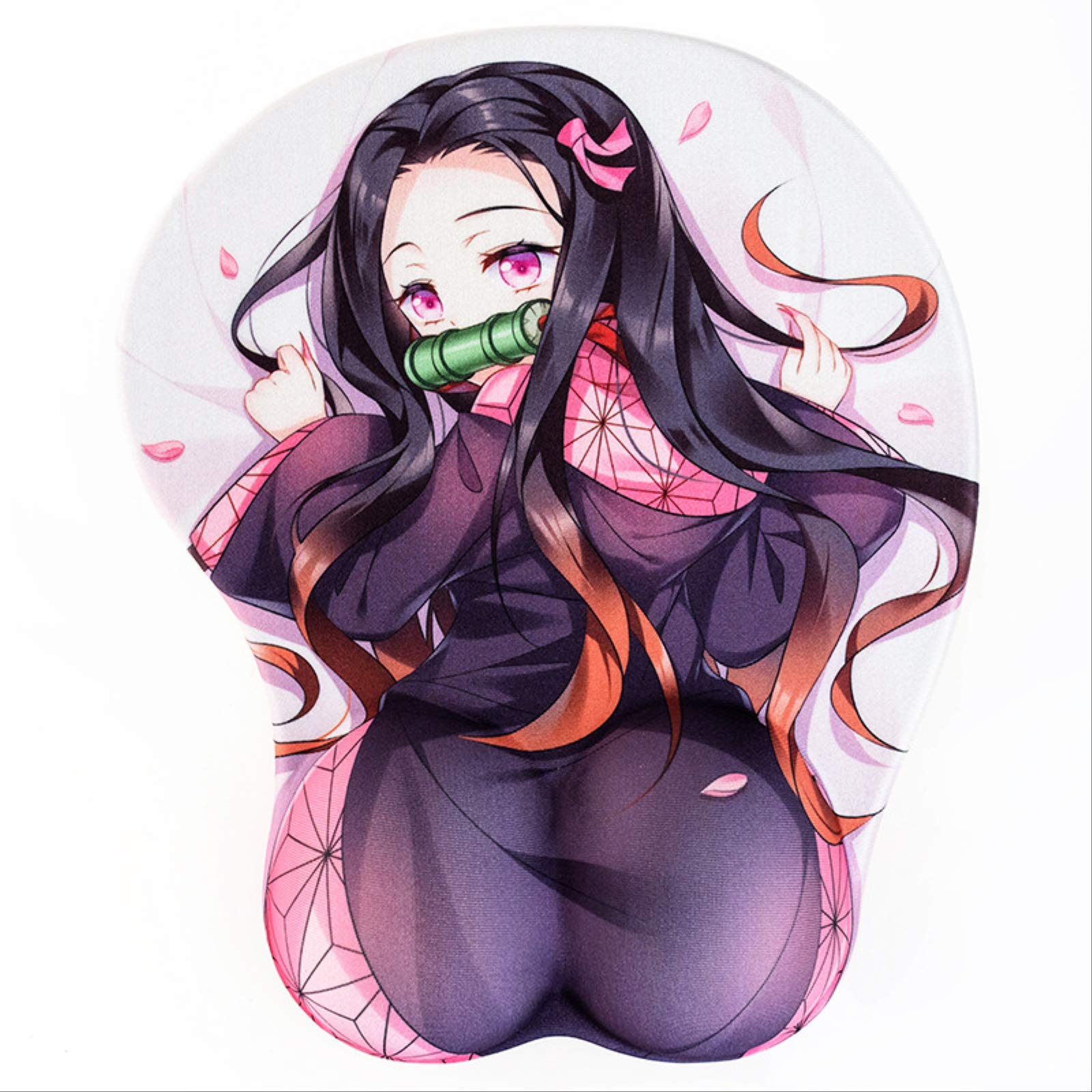 Premium Demon Slayer Kamado Nezuko Anime Mouse Pad - Cute Waifu Gaming Mouse Mat with Ergonomic Wrist Support for PC & Laptop - Perfect for Office, Gaming & Anime Fans