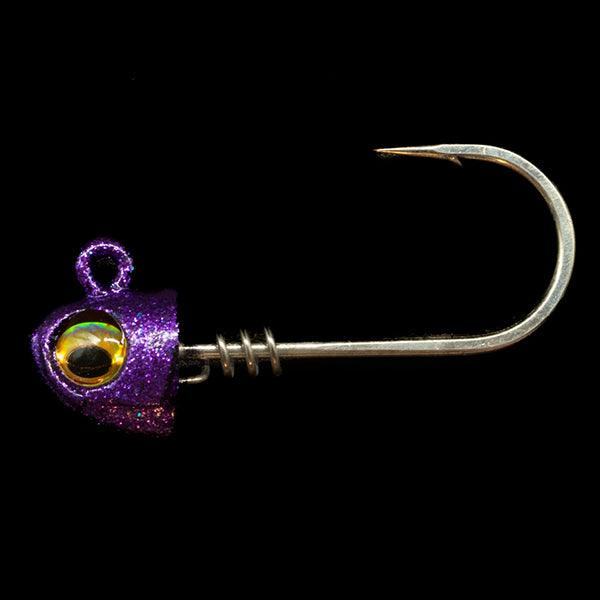 NLBN No Live Bait Needed Tuna 4x Super Duty Screw Lock Jig Heads - Saltwater Fishing Lures for Tuna, Mahi & Offshore Game Fish