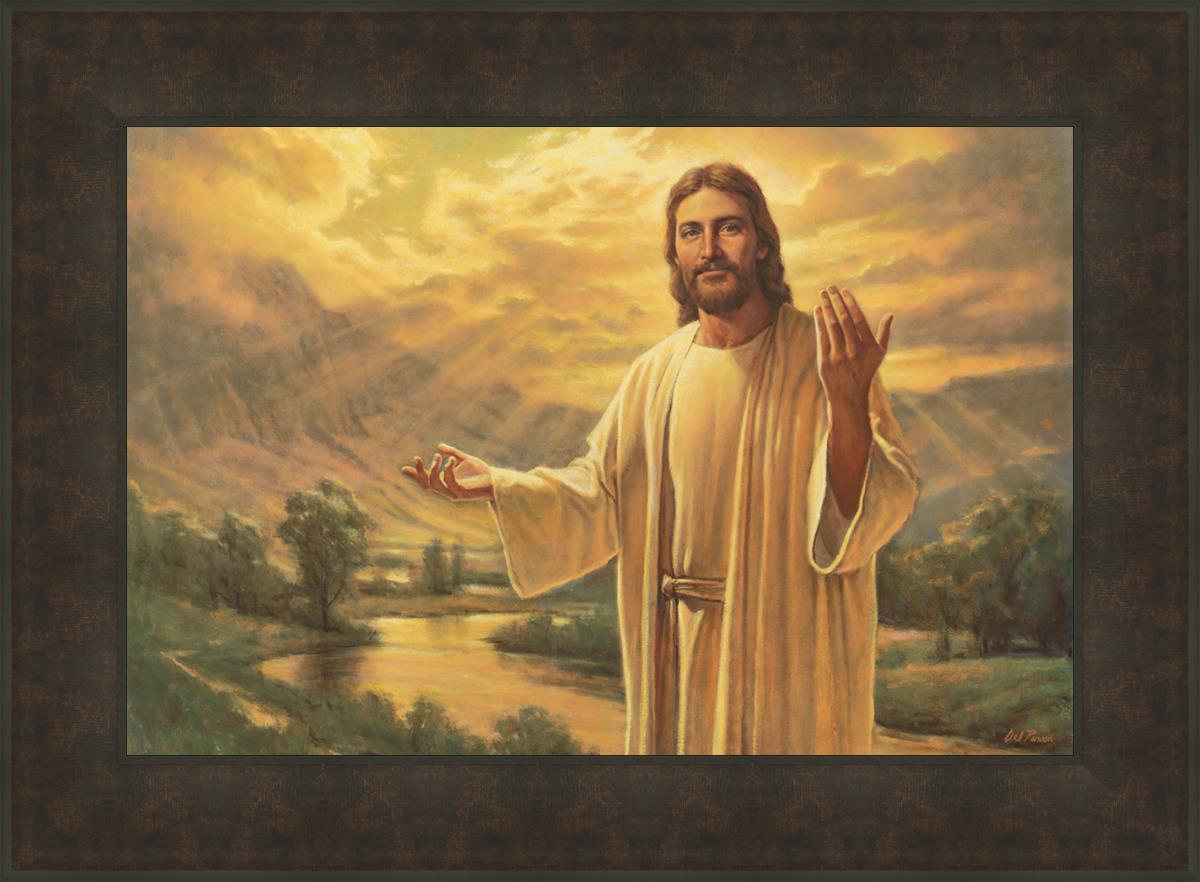Come Follow Me By Del Parson - Inspirational Christian Wall Art for Home & Church Decor - Perfect for Living Rooms, Bedrooms & Sunday School Classrooms