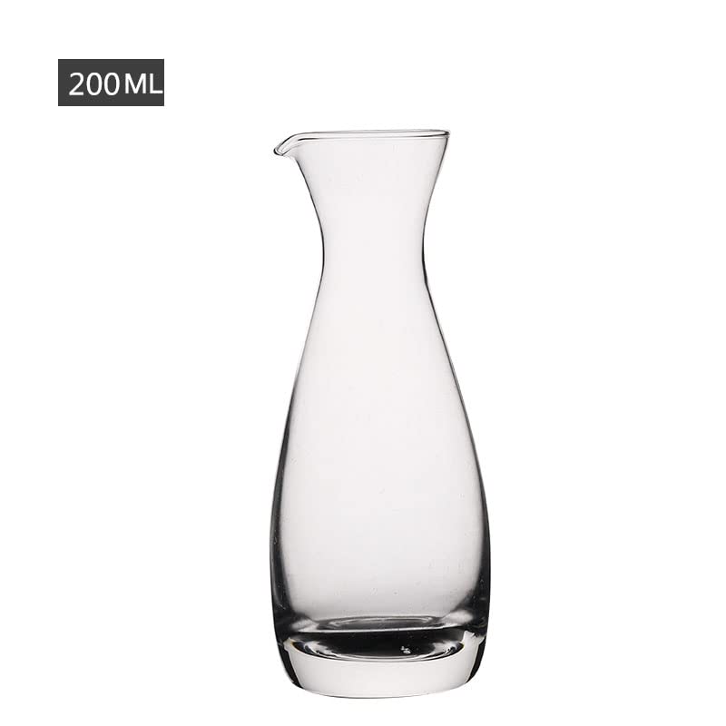 200ml Glass Creamer Jug - Elegant Milk Pitcher for Coffee, Tea, Wine & Sauce Serving - Perfect for Home, Cafe & Restaurant Use