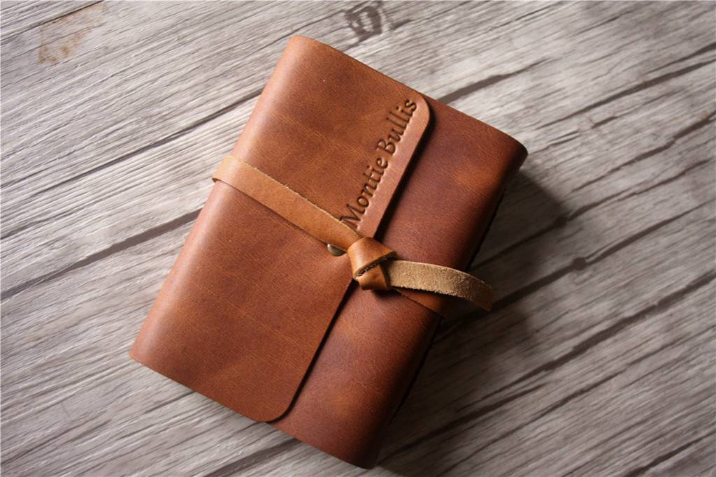 Personalized Leather Guest Book for Weddings, Hotels & Events - Elegant Keepsake for Special Occasions & Memories