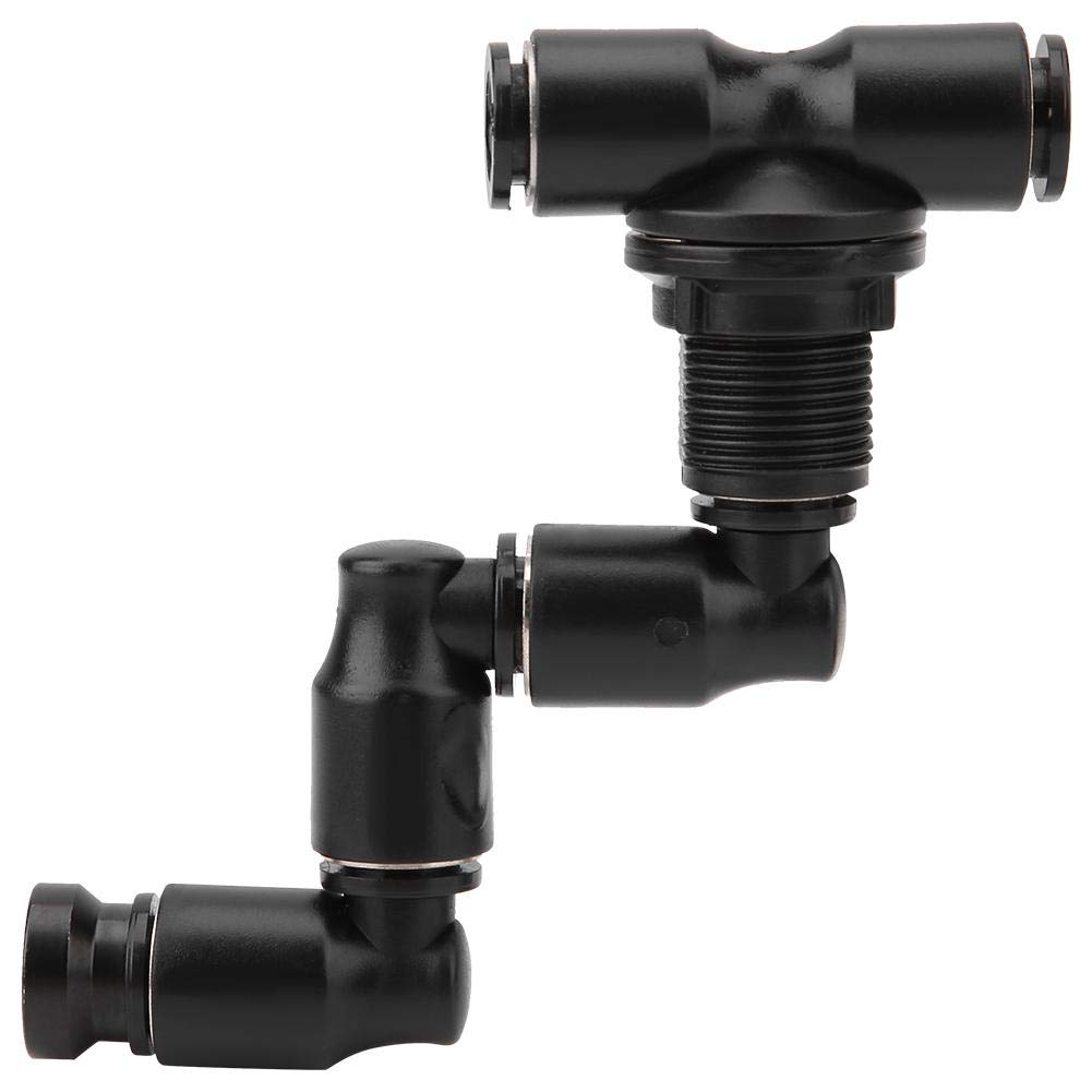Bewinner 360° Adjustable Reptile Fogger Nozzle - Black Rainforest Mist Maker & Cooling System for Terrariums, Vivariums & Reptile Tanks | Creates Perfect Humidity for Frogs, Snakes & Tropical Pets