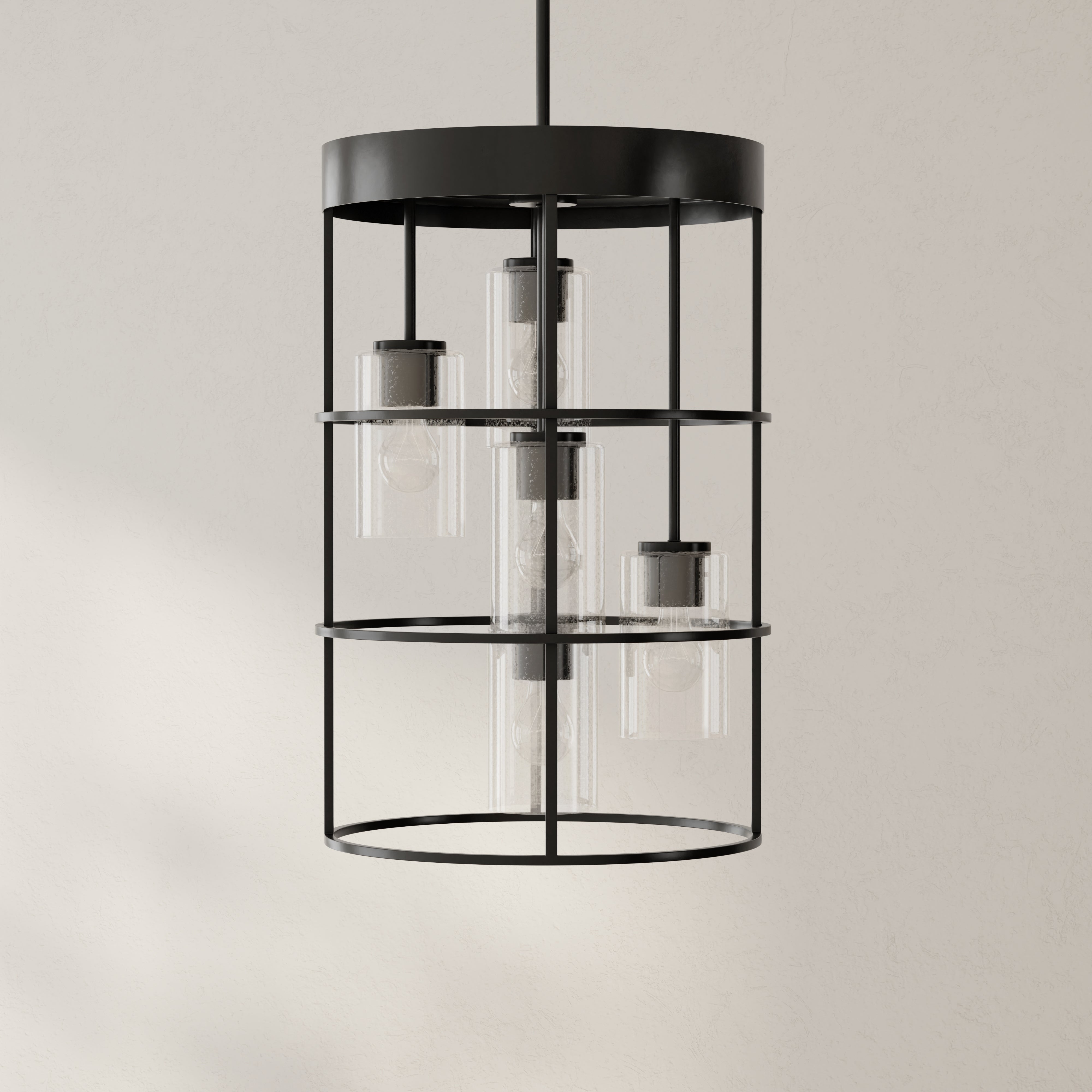 Burgess Collection 5-Light Chandelier for Hallway & Foyer Entryway - Modern Ceiling Lighting Fixture for Home Decor & Interior Design