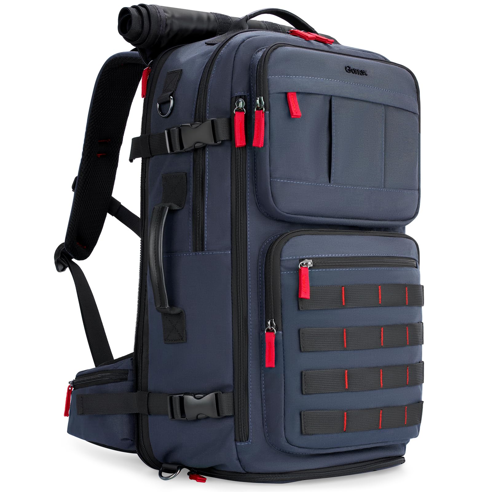 Gonex 3-in-1 Convertible Travel Backpack - Large Carry-On Nylon Duffle Bag for Men & Women - Waterproof Laptop Backpack for Work, Gym & Weekend Travel - Durable Multi-Purpose Bag (Blue)