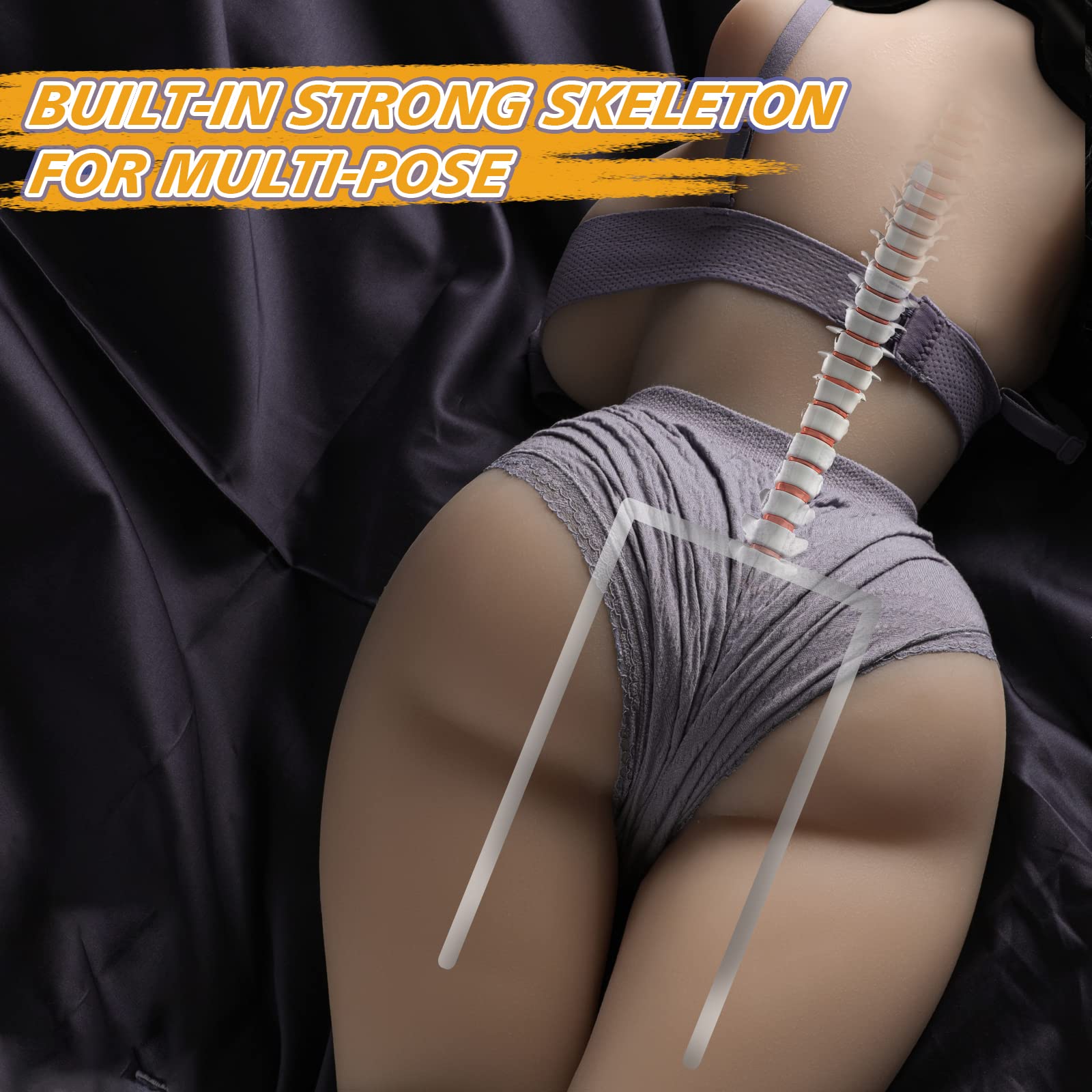 22LB Realistic Male Masturbator - Lifelike Female Torso Love Doll with Soft Gel Breasts & Dual Vaginal/Anal Holes | Adult Sex Toy for Men's Pleasure & Solo Play | Perfect for Discreet Home Use & Stress Relief