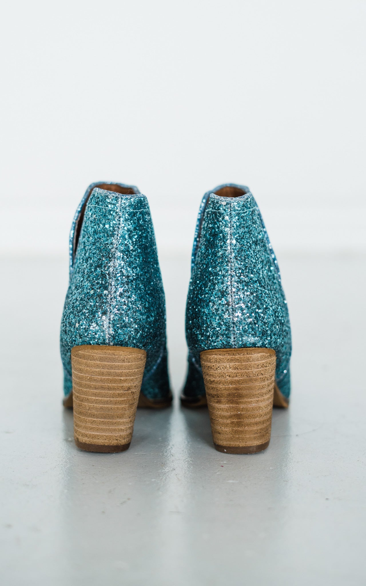 Fiera Booties in Blue | Women's Stylish Ankle Boots for Fall & Winter | Perfect for Casual Outfits, Office Wear & Date Nights