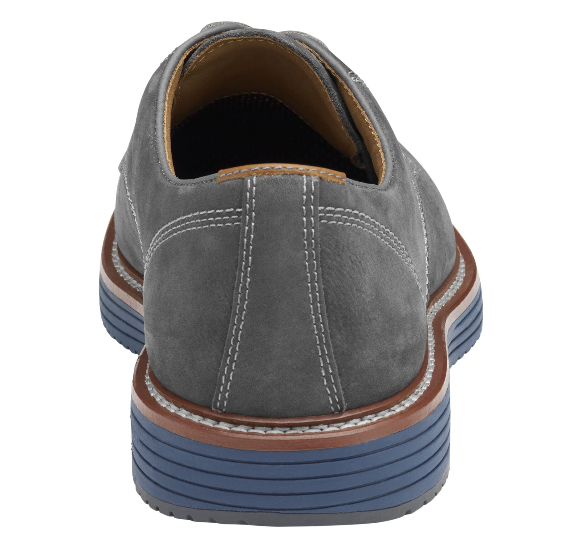 Johnston & Murphy Upton Plain Toe Men's Dress Shoes - Comfortable Business Casual Leather Shoes for Work & Office Wear