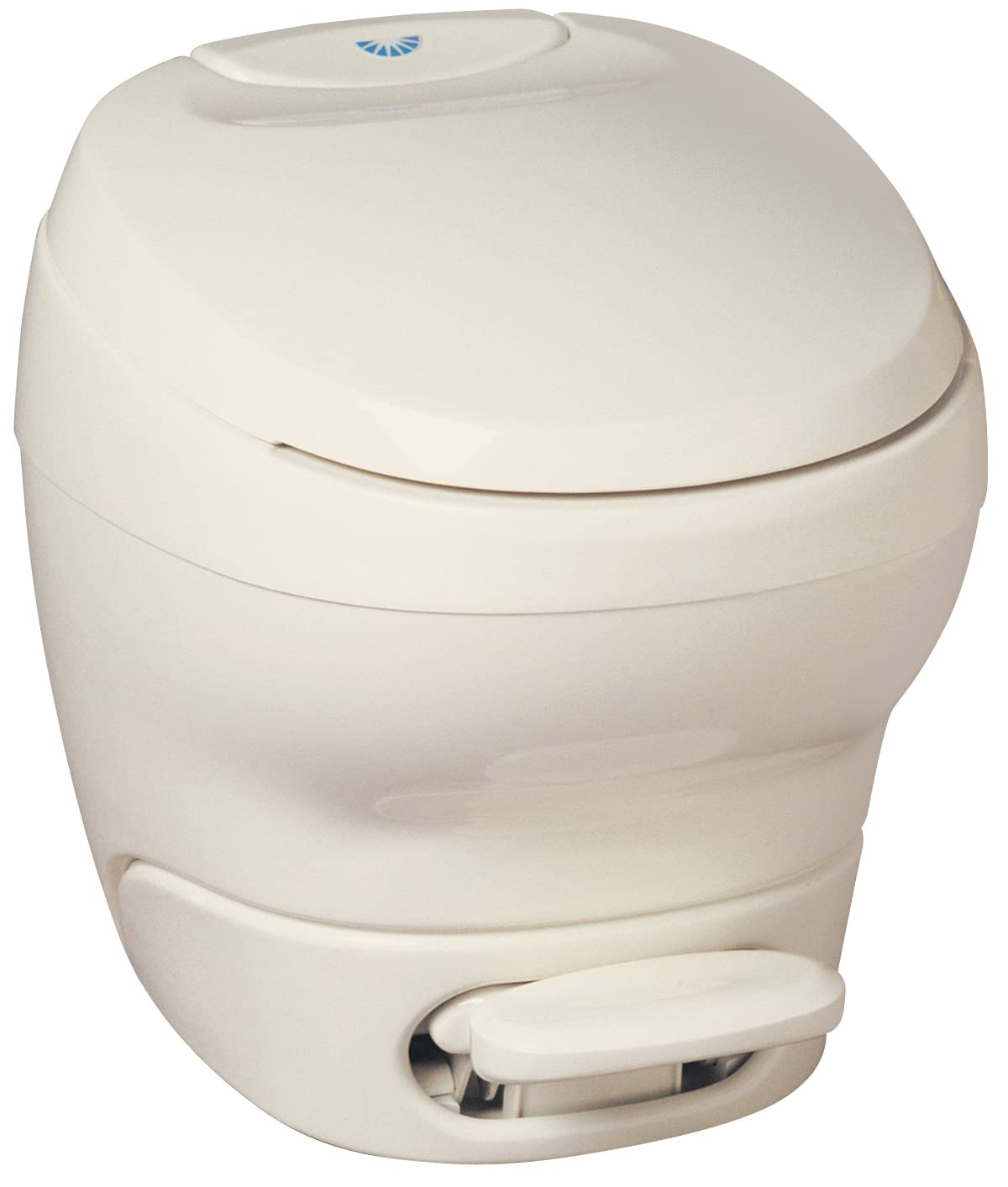 Thetford Aqua-Magic Bravura RV Toilet - High Profile Parchment White RV Toilet (Model 31085) | Durable & Comfortable for Campers, Trailers & Motorhomes