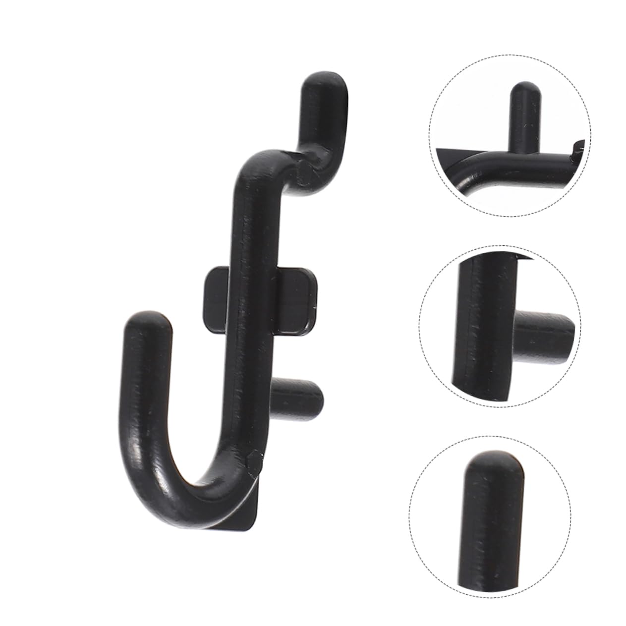 Angoily 90-Piece Heavy Duty Plastic Pegboard Hooks Set - Durable Tool Hooks for Pegboard Walls, Garage, Workshop & DIY Storage Organization