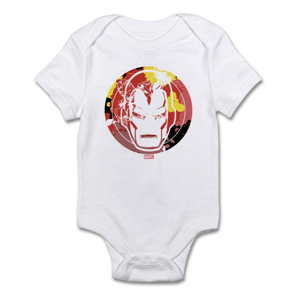 Iron Man Superhero Baby Bodysuit - Cute Marvel Avengers Costume for Infants & Toddlers - Perfect for Halloween, Cosplay, Birthday Parties & Photo Shoots