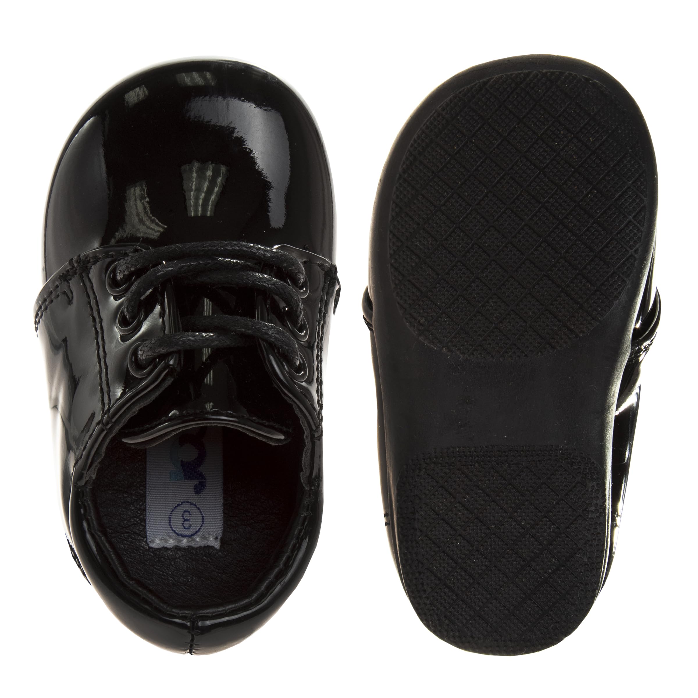 Josmo Baby Boys’ Dress Shoes – Casual Leatherette Derby Walking Shoes for Infant & Toddler – Perfect for Weddings, Parties & Formal Occasions
