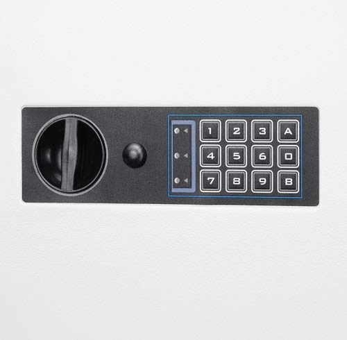 Barska Digital Electronic Keypad Wall Mount Key Safe Cabinet - Adjustable Shelves & Deposit Slot for Key Storage & Organization | Home, Office & Vacation Rental Security Solution