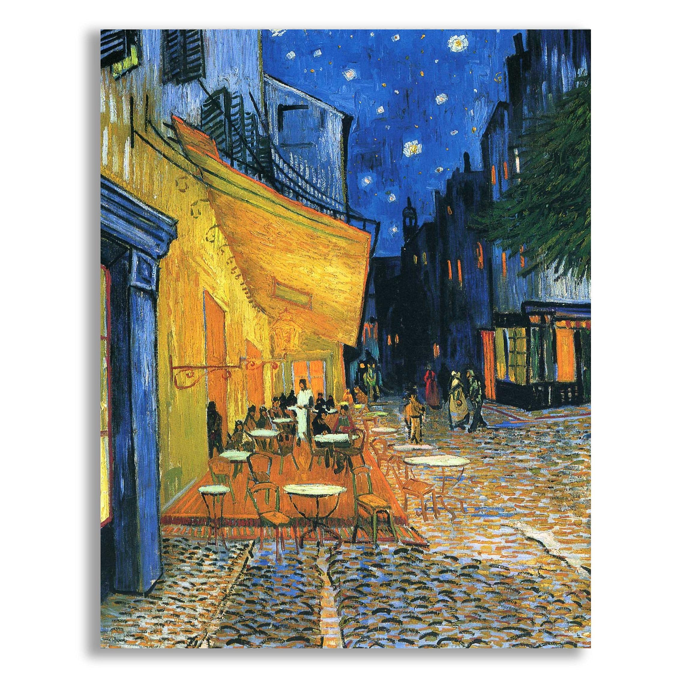 Vincent Van Gogh Cafe Terrace at Night Unframed Wall Art Print - Home & Office Decor, Bedroom & Living Room Wall Poster | Perfect Gift for Art Lovers & Van Gogh Fans | Enhance Your Space with Classic Starry Night Cafe Scene