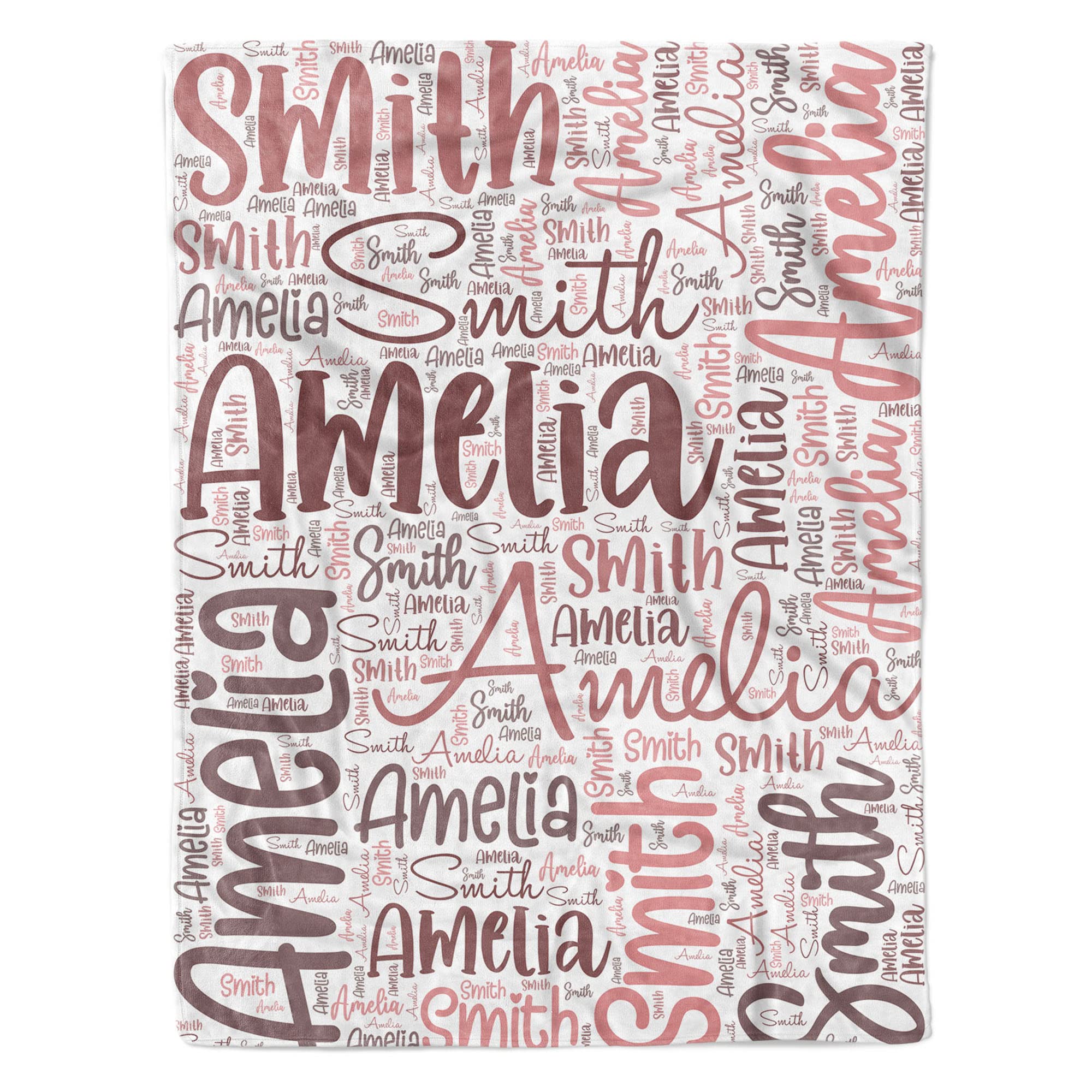 Arteaga Personalized Baby Blankets for Girls - Custom Name Fleece Blanket 30