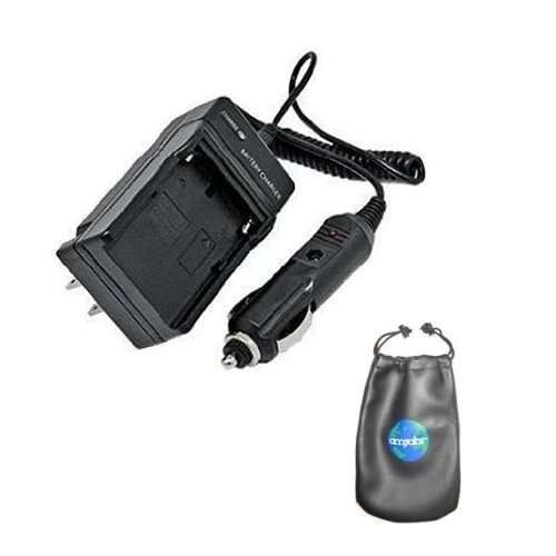 Sony NP-BX1 Battery Charger for Cyber-Shot DSC-WX300 - Travel Mini Digital Charger with Pouch (Gray) - Perfect for Photography Trips