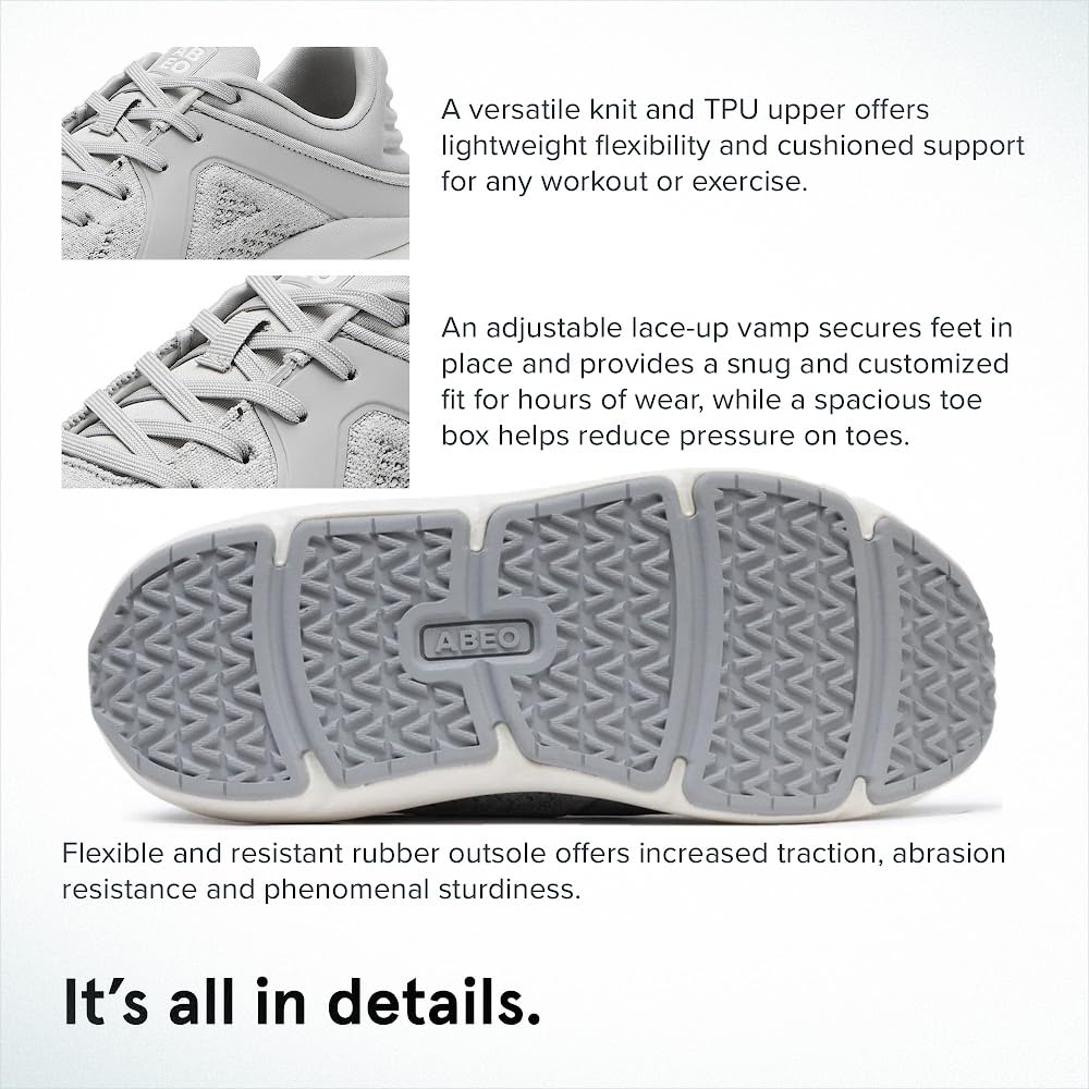 ABEO MXV Shift Women's Walking Shoes - Plantar Fasciitis Relief & Orthopedic Support with Removable Orthotic Insoles | Comfortable Footwear for Work, Travel & Everyday Wear