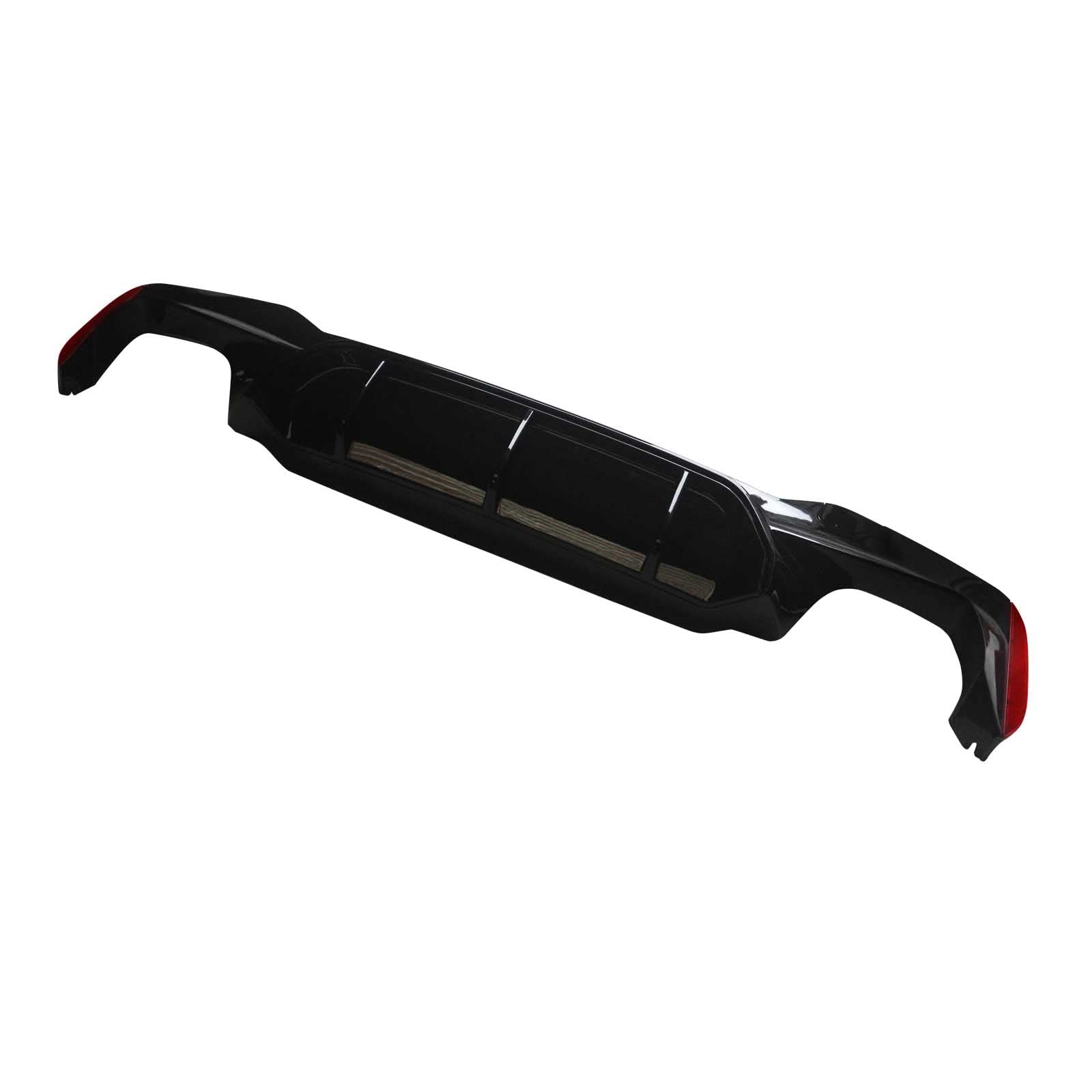 BMW 5 Series Rear Diffuser (2017-2023 G30 G31 G38) - M5 Style Gloss Black ABS Bumper Lip for M Sport Sedan | Enhances Aerodynamics & Sporty Look for Street or Track Performance