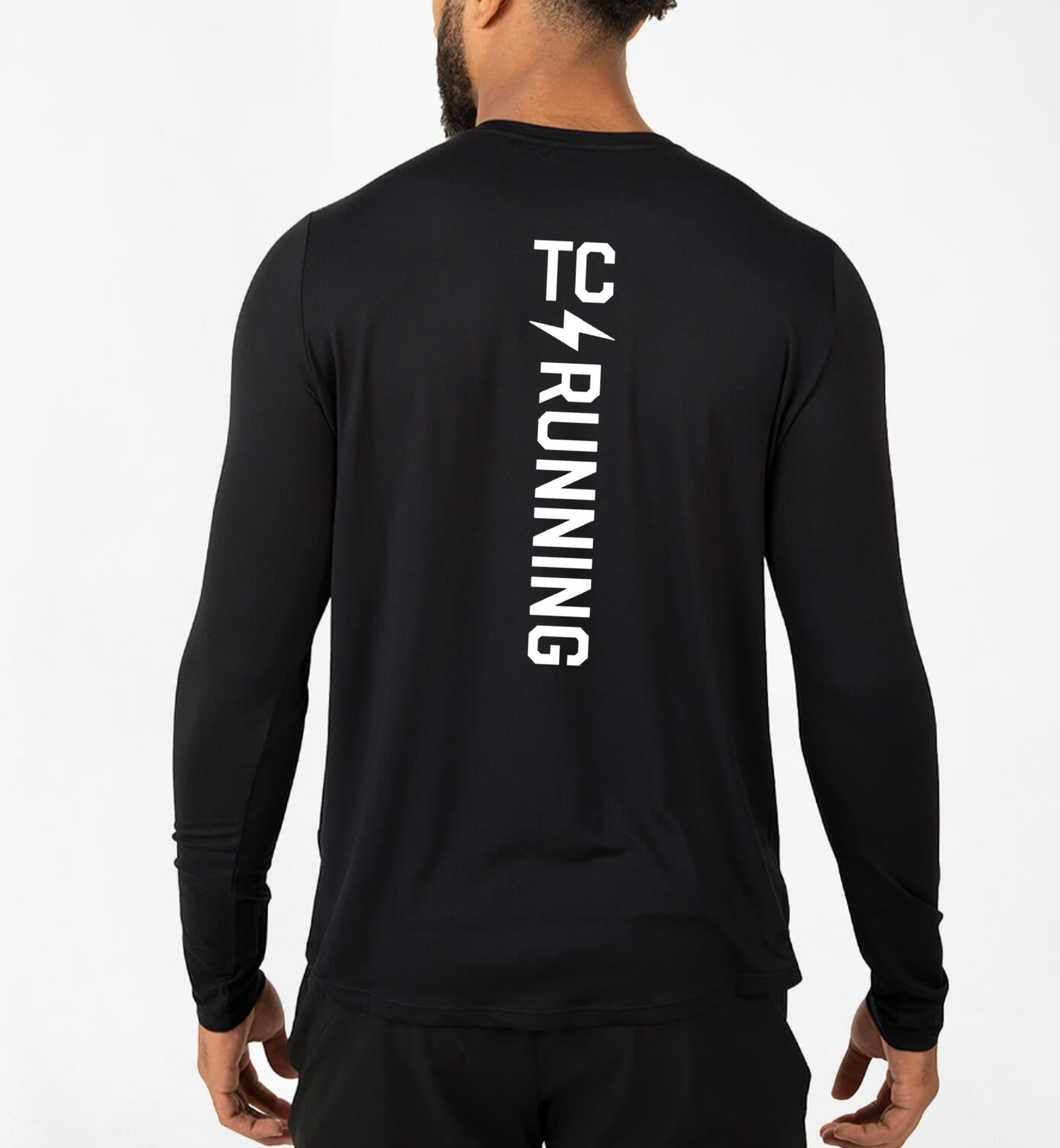 Men's TCRC Ultra Long Sleeve Thermal Shirt - Black | Winter Warm Base Layer for Outdoor Activities, Hiking & Camping
