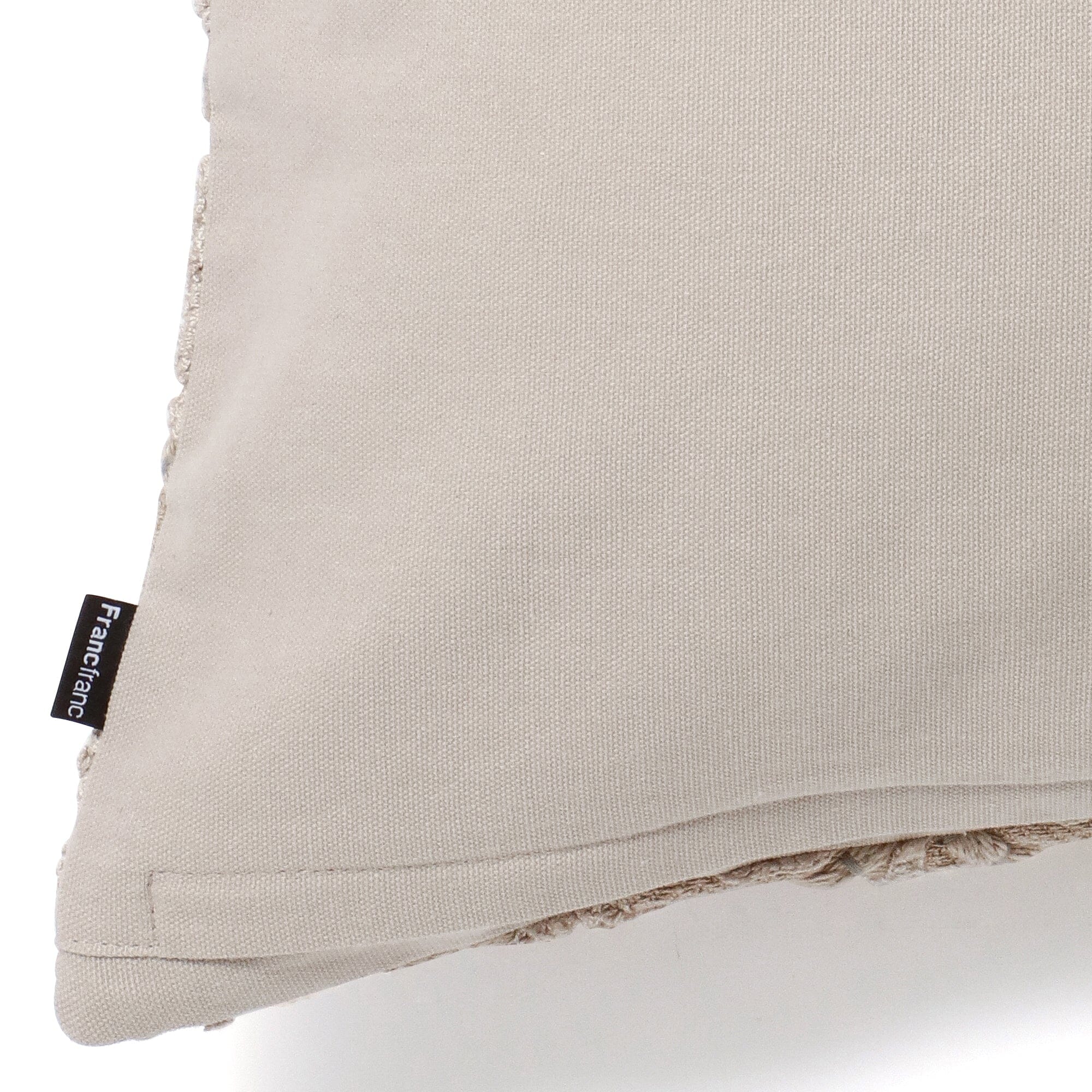 Ethnic Embroidered Cushion Cover 18x18 Inches Grey - Bohemian Home Decor for Sofa, Bed, Living Room