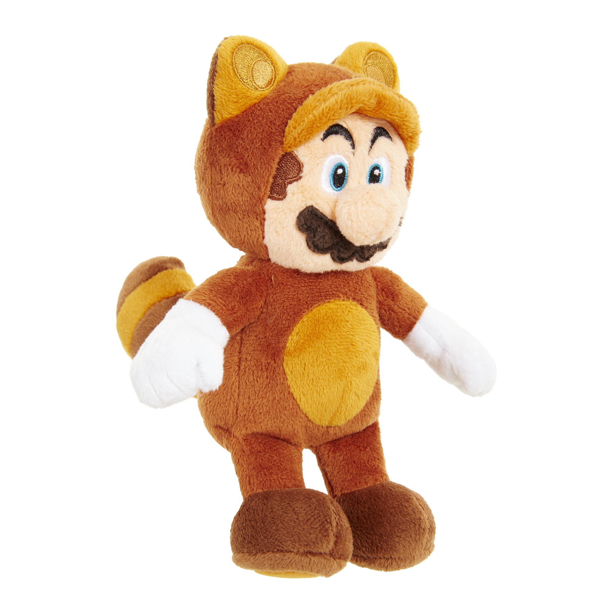 Official Nintendo Tanooki Mario Plush Stuffed Animal - Super Mario Bros Collectible Toy for Fans & Gamers - Perfect for Gifts, Decor, and Gaming Room Accessories