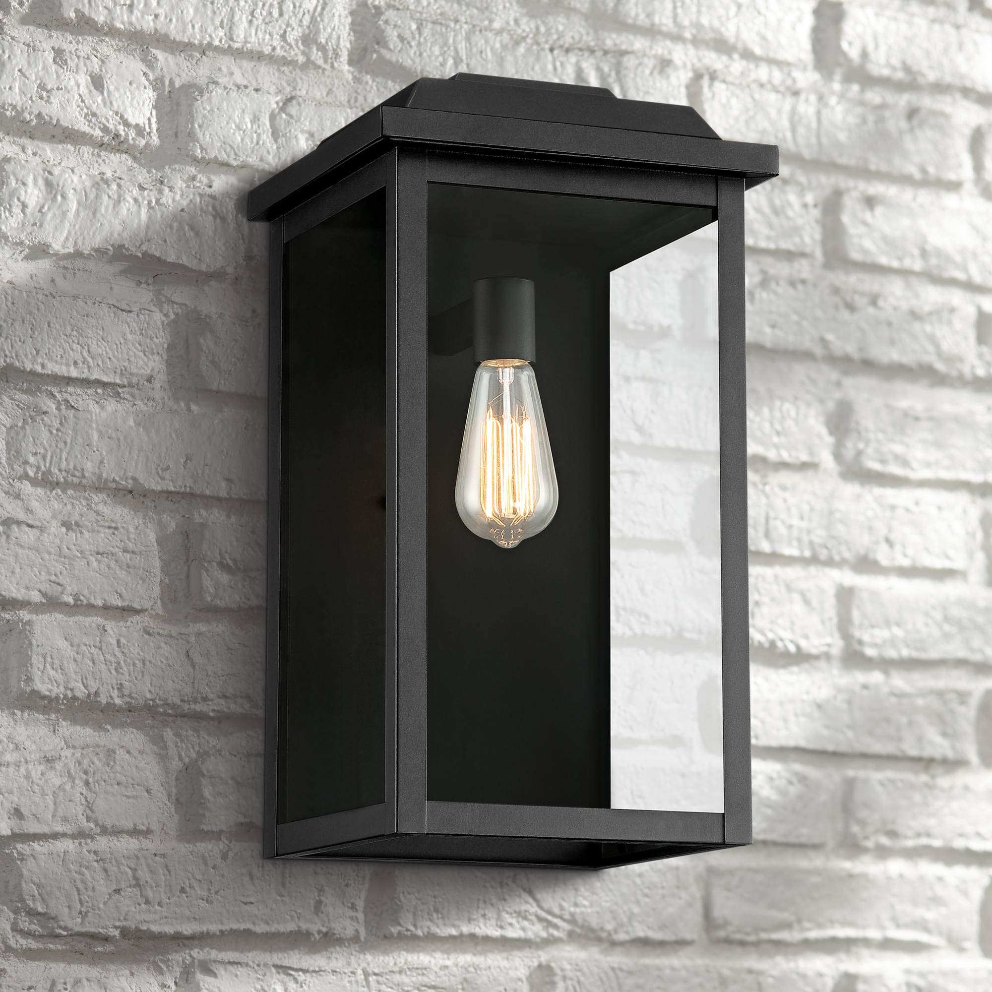 John Timberland Eastcrest Modern Outdoor Wall Light - 18.5