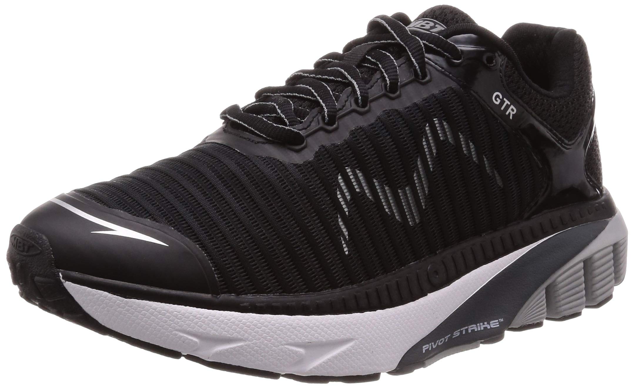 MBT GTR Black Men's Running Shoes Size 7.5 - Lightweight Athletic Sneakers for Jogging, Gym Workouts & Daily Walking