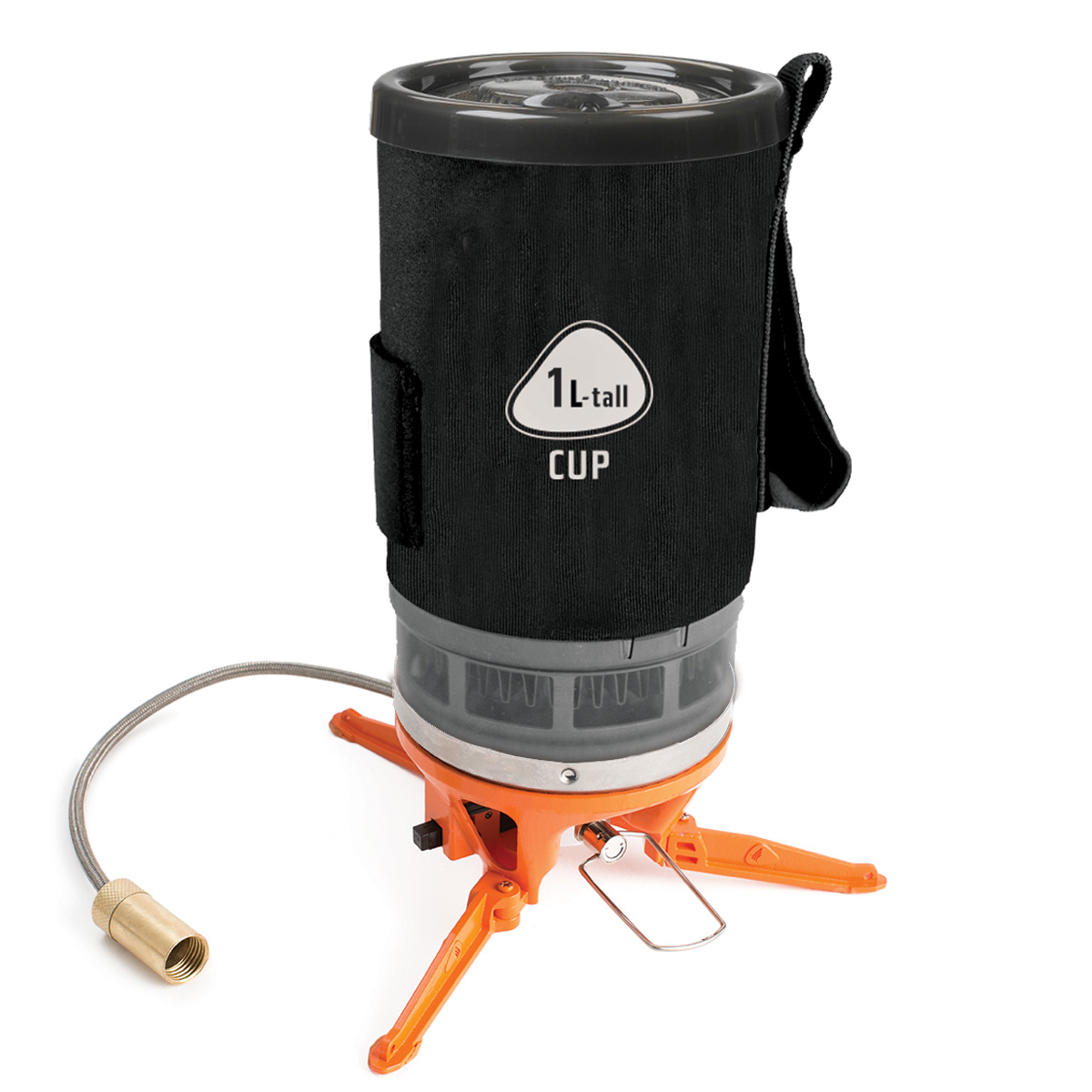 Jetboil Luna Satellite Burner - Compact Camping Stove for Backpacking, Hiking & Outdoor Cooking | Portable Gas Burner with Fast Boiling Technology | Perfect for Solo Adventures & Emergency Preparedness