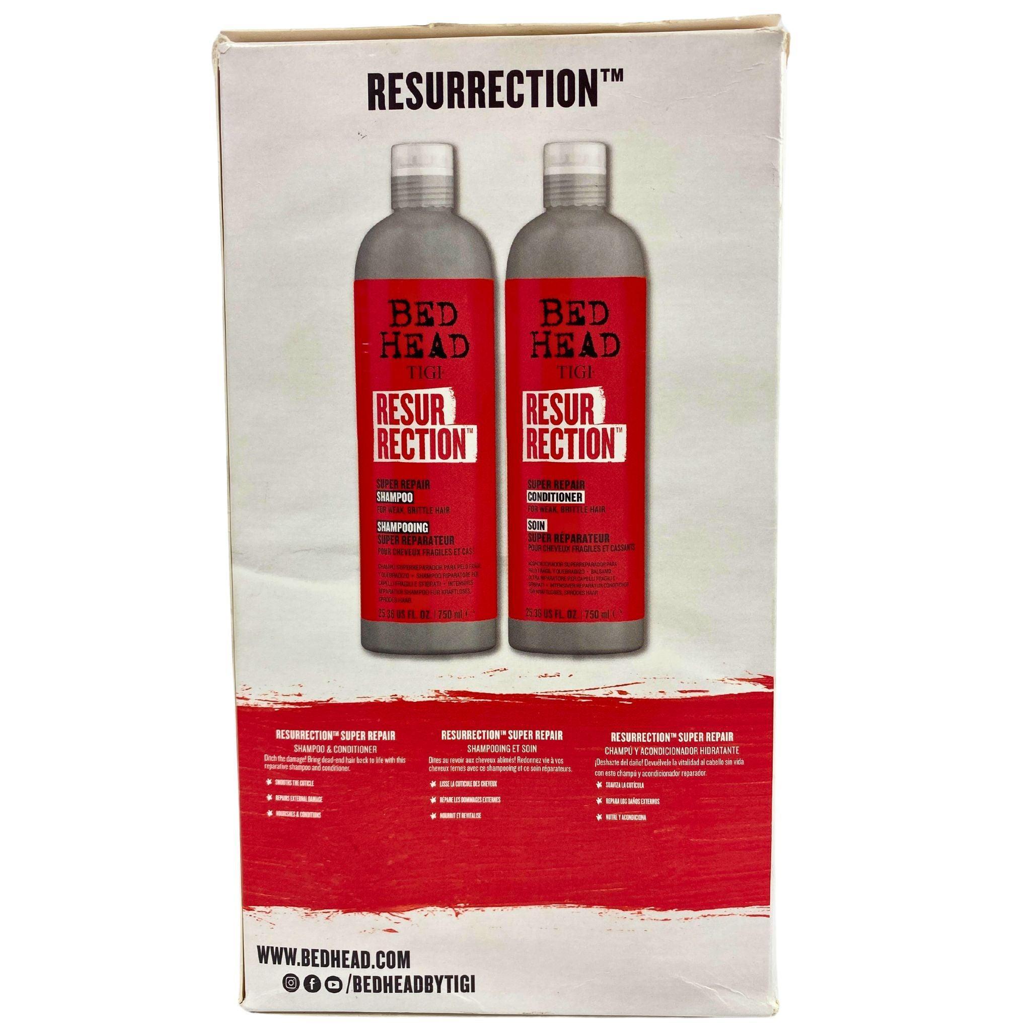 TIGI Bed Head Intense Repair Shampoo & Conditioner Set for Weak & Brittle Hair - 9 Piece Bundle - Salon Quality Hair Care for Damaged Hair at Home