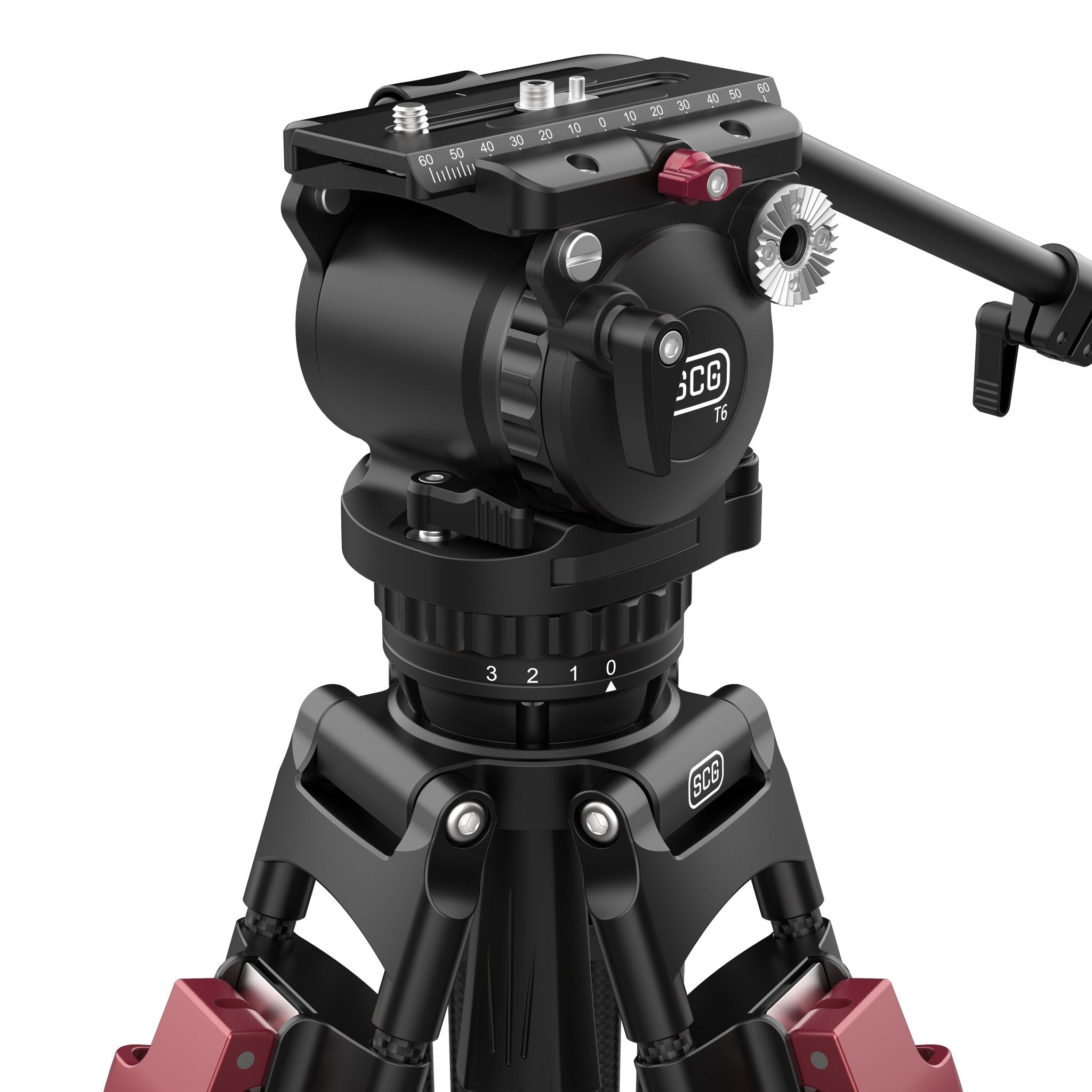 SCG T6 StediFast Tripod System - Professional Camera Tripod with Quick Release Plate for DSLR, Mirrorless & Video Cameras - Perfect for Travel, Vlogging & Outdoor Photography