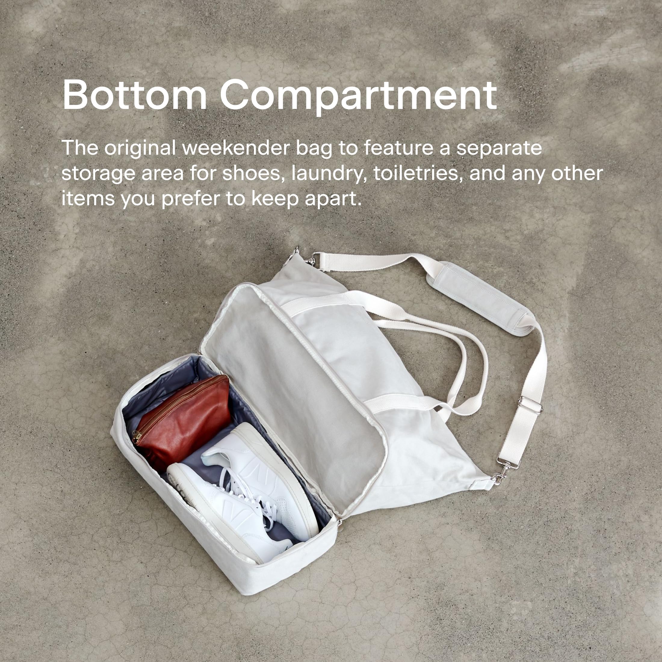Lo & Sons Catalina Deluxe Weekender Bag - 49L Large Capacity Canvas Travel Duffel with Shoe Compartment & Luggage Sleeve | Padded Shoulder Strap for Comfort | Durable Unisex Carry-On for Weekend Trips, Gym, Hospital Visits | Perfect for Business Travel, Vacation & Overnight Stays