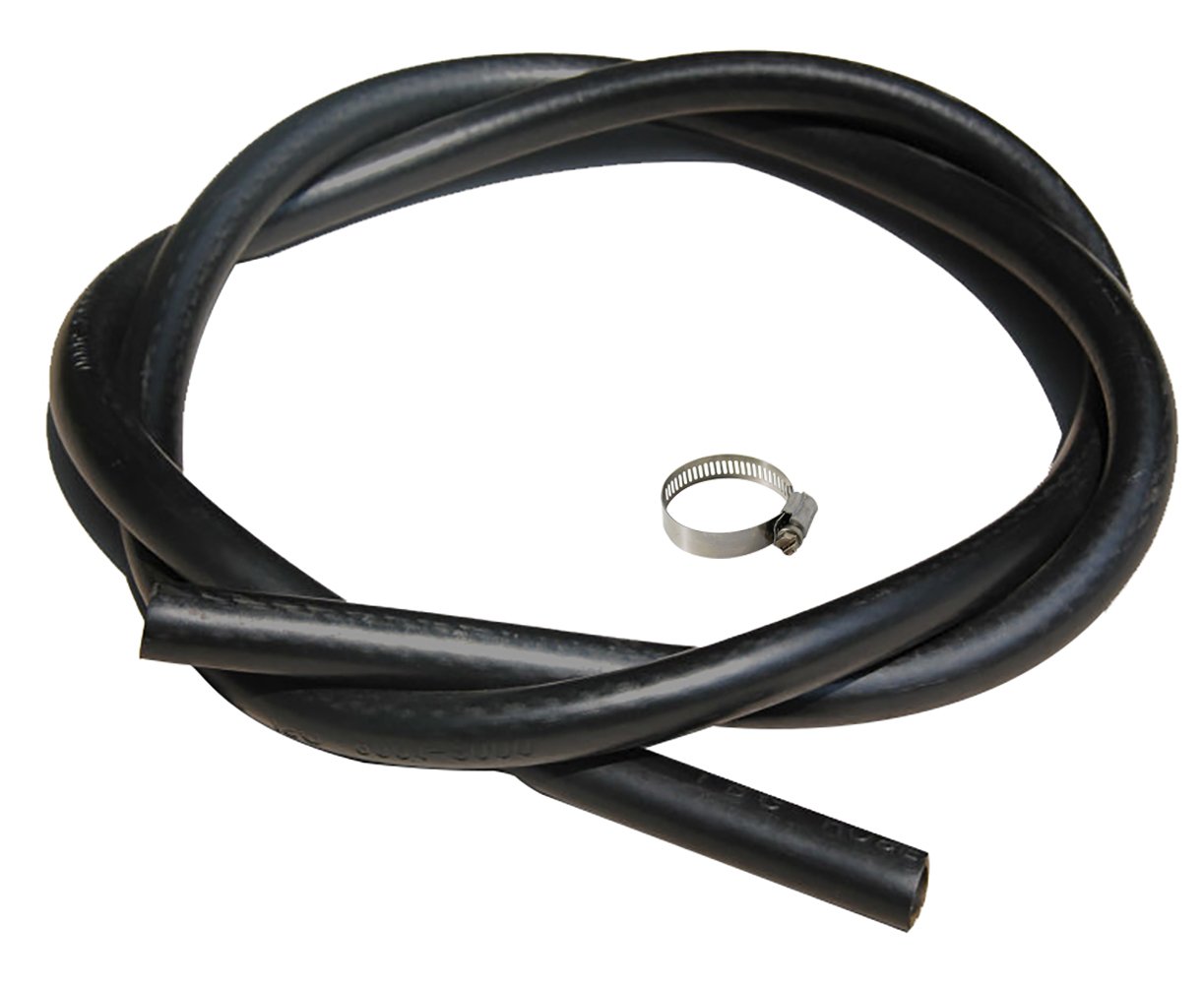 Plumb Pak PP855-71 7/8 Inch x 6 Ft Dishwasher Discharge Hose with 2 Clamps - Durable Rubber Replacement Hose for Kitchen Appliances - Perfect for Dishwasher Drainage and Water Discharge Systems
