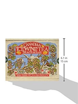 Premium Canadian Ice Wine Tea - 100 Tea Bags in Elegant Wooden Gift Box | Perfect for Gifting, Afternoon Tea & Relaxation Moments