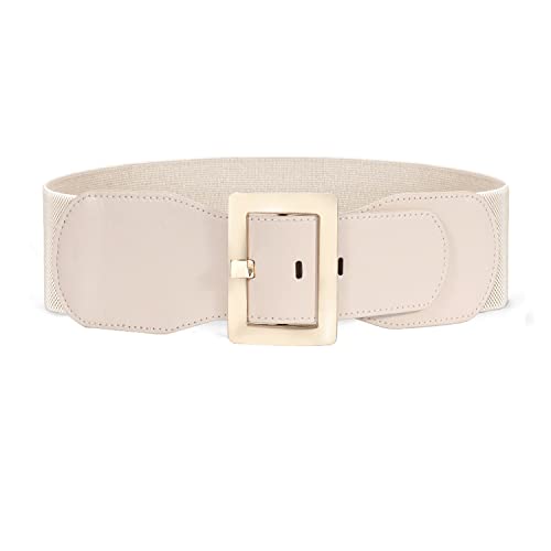 E-beige With Golden Buckle