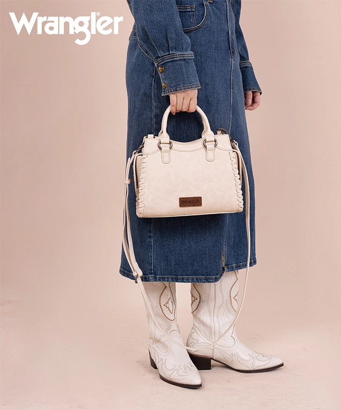 Wrangler Braided Tote Bag for Women - Stylish & Durable Woven Handbag - Perfect for Shopping, Beach, Work & Travel Accessories