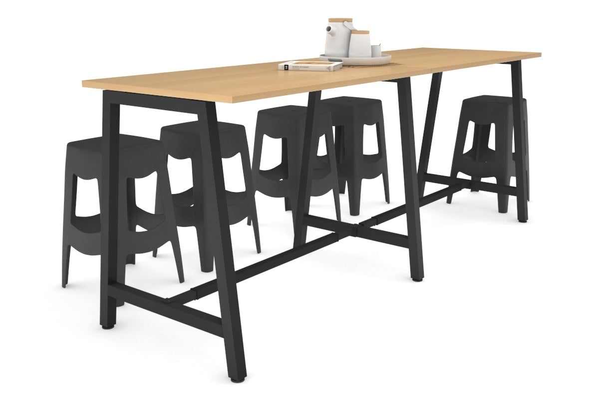 Quadro A Legs Large Counter Table 2400L x 700W - Heavy Duty Metal Frame for Restaurant, Bar, Kitchen & Commercial Use