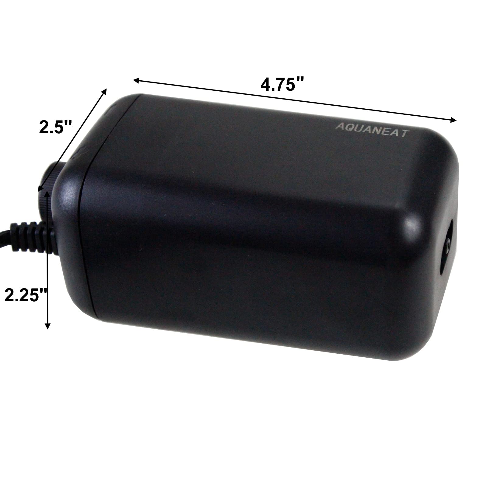 AQUANEAT 40 Gallon Aquarium Air Pump with Airline Tubing, Stone Bubbler & Check Valve - Quiet Hydroponic Oxygen Aerator for Fish Tanks, Ponds & Hydroponics Systems