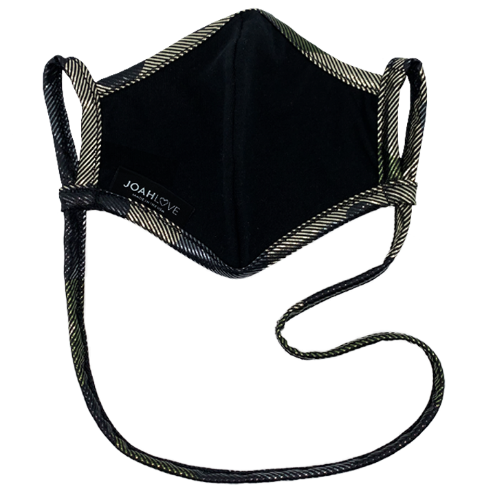 Black & Metallic Bling Camo Infinity Scarf - Stylish Fashion Accessory for Women, Perfect for Winter, Parties & Everyday Wear