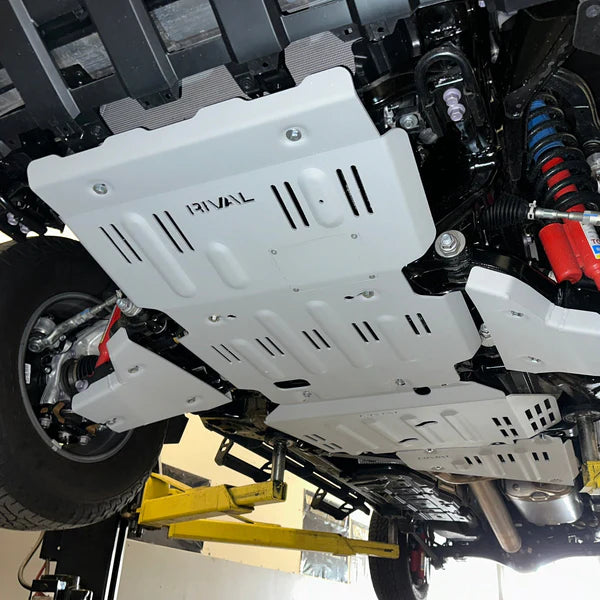 RIVAL 4X4 Heavy-Duty Aluminum Engine Skid Plate for 2024+ Toyota Tacoma, Land Cruiser 250 & 2025+ 4Runner - Off-Road Protection for Rock Crawling & Trail Adventures