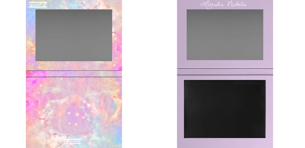 Custom Extra Large Z Palette - Magnetic Makeup Palette for Eyeshadow & Blush - Perfect for Professional Makeup Artists & Travel