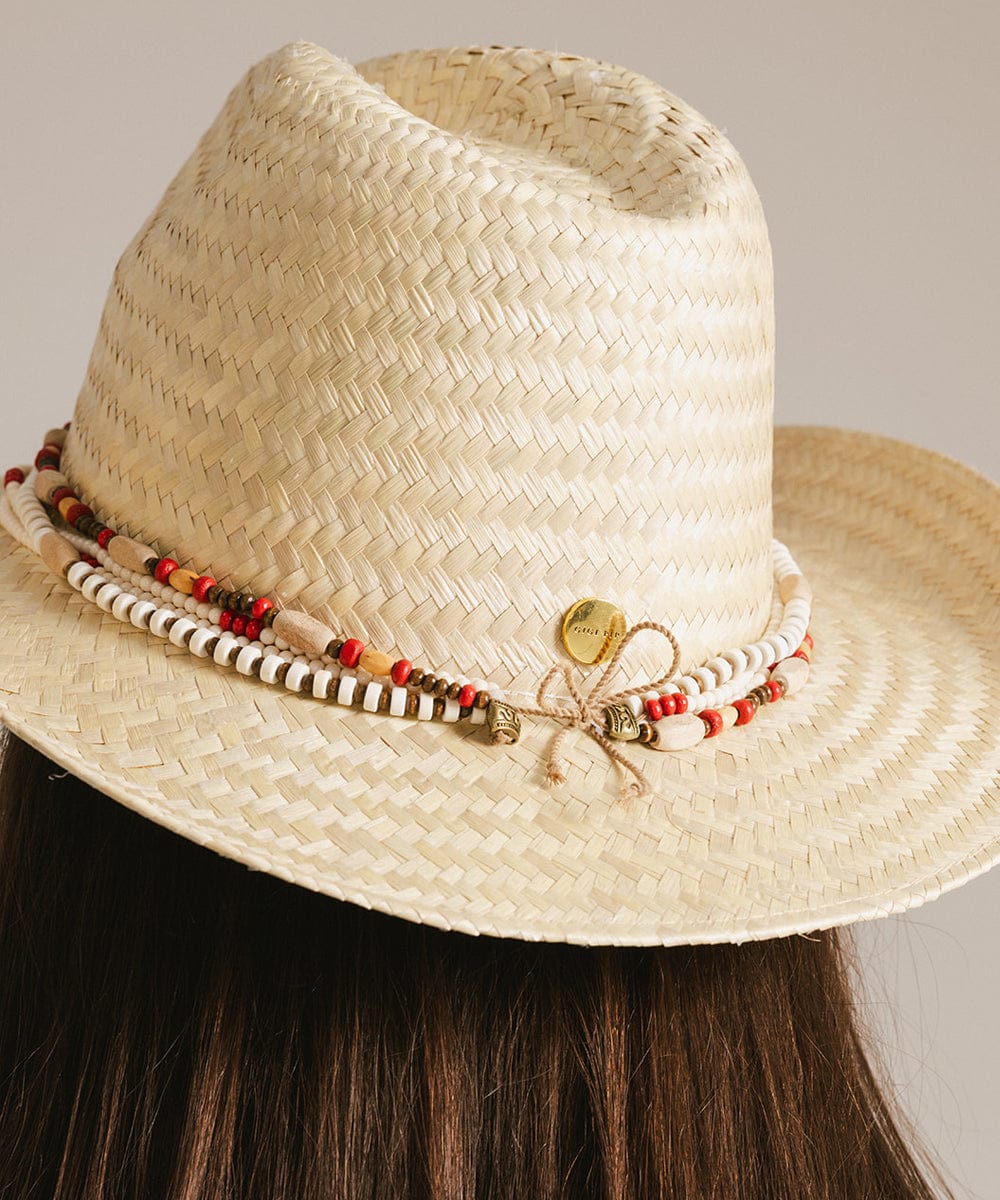 Beaded Hat Band for Women & Men - Adjustable Layered Western Cowboy Hat Accessory for Country Music Festivals & Outdoor Events
